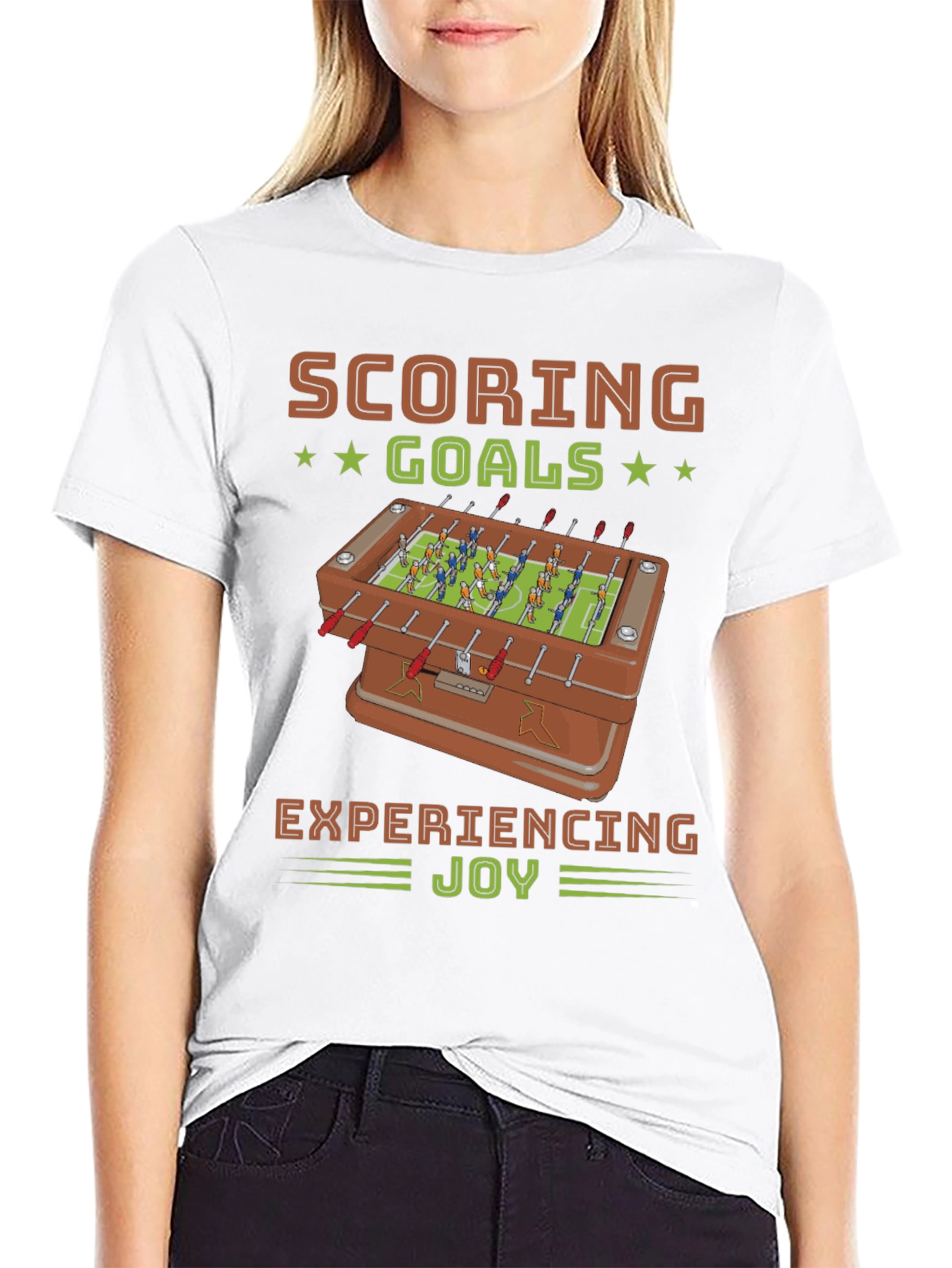 Scoring Goals Foosball Graphic T-Shirt