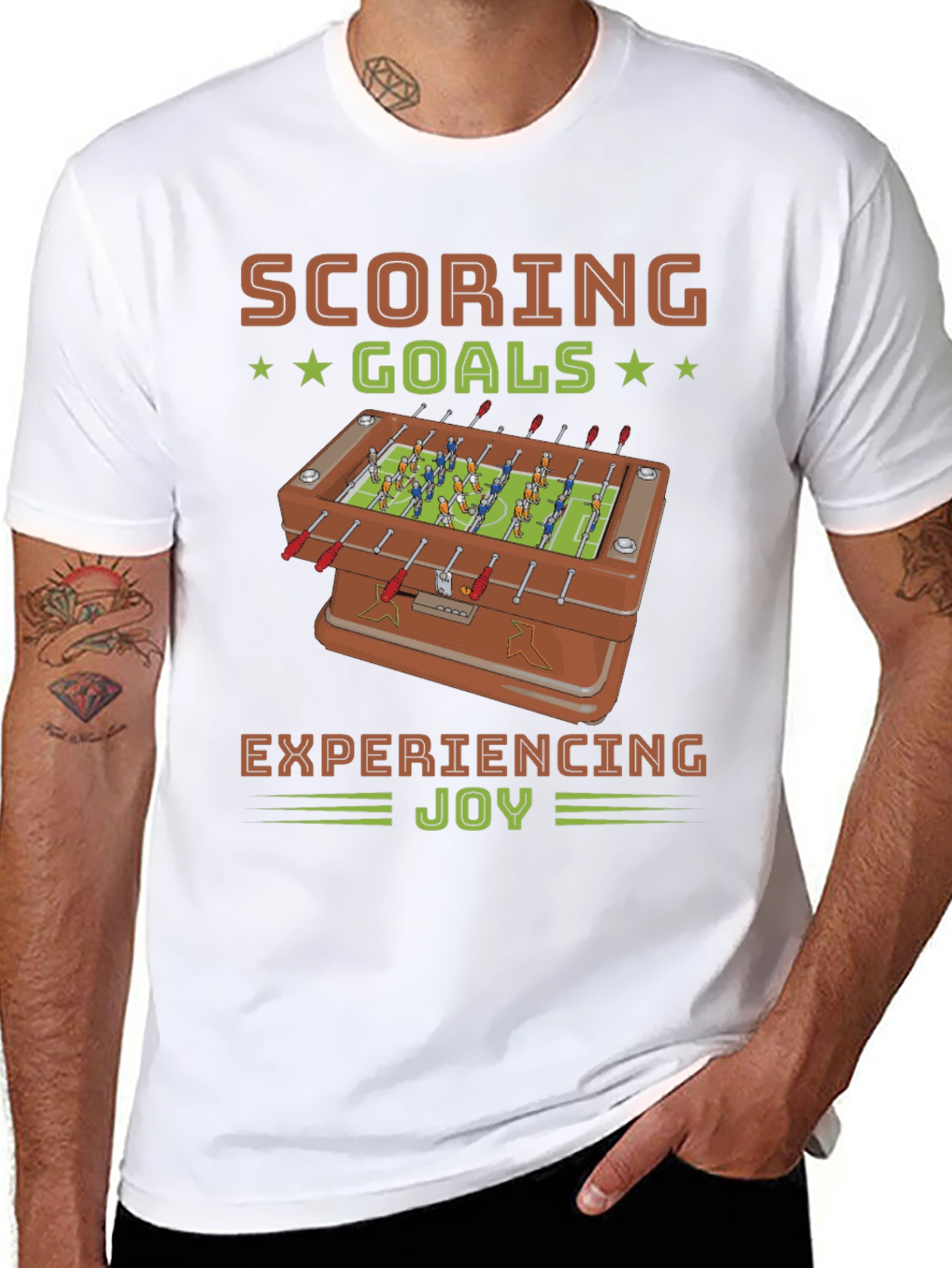 Scoring Goals Foosball Graphic T-Shirt