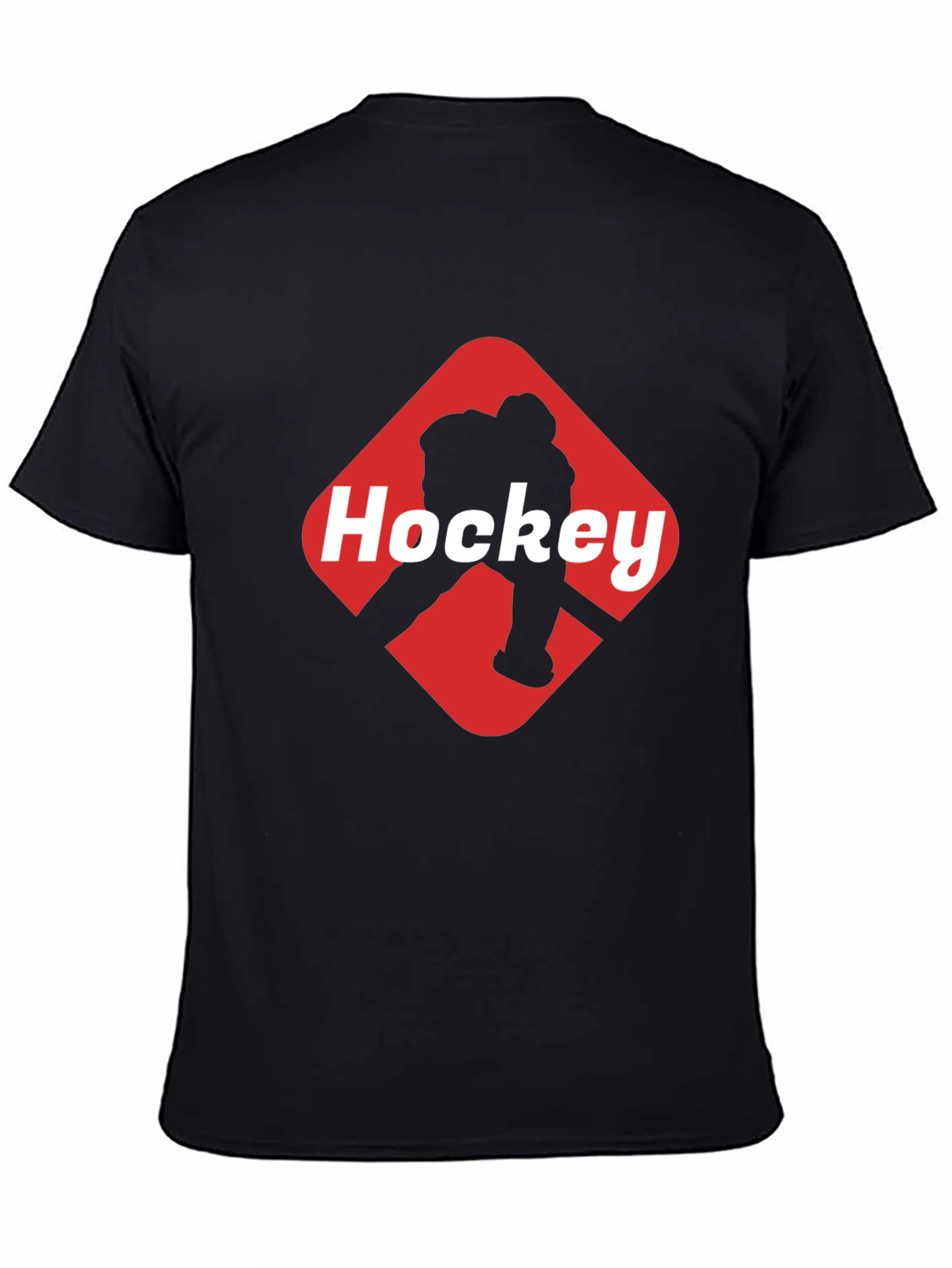 Hockey Graphic Black T-Shirt
