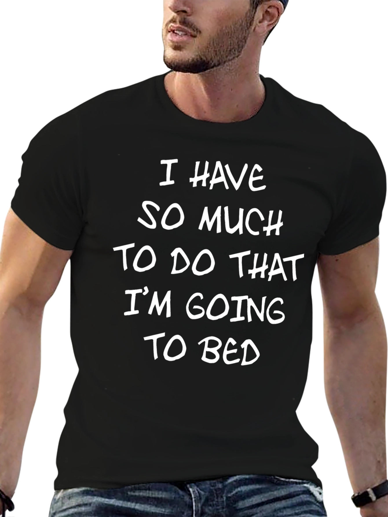 Funny Going to Bed Graphic Tee