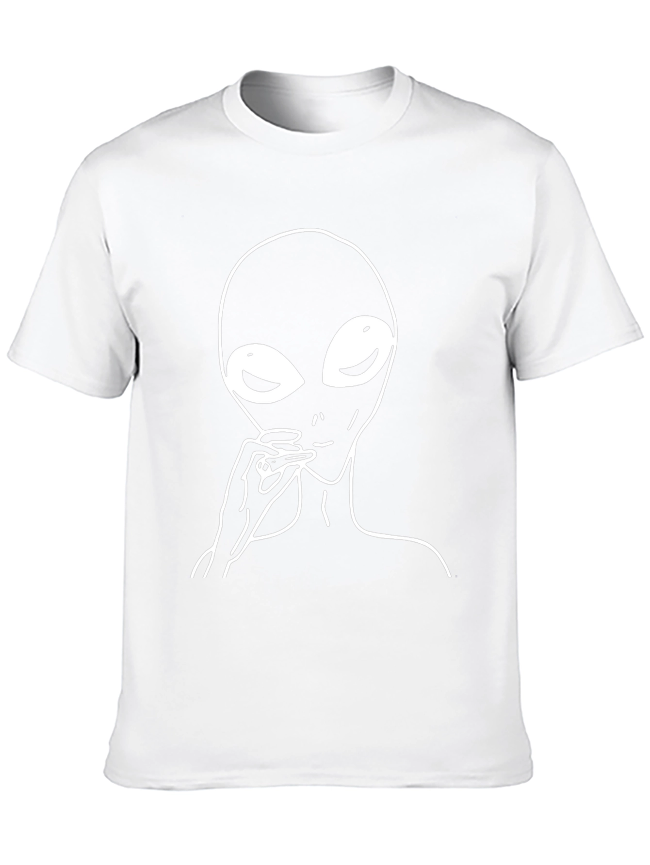 Alien Smoking Black T-Shirt