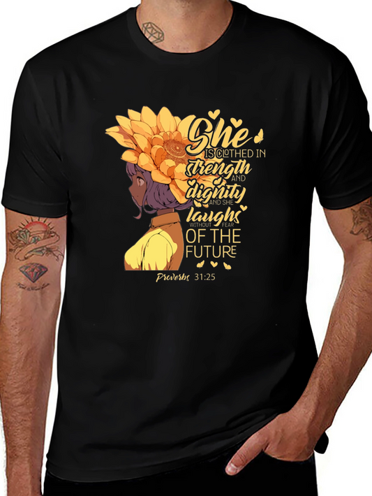 Strength and Dignity Black T-Shirt