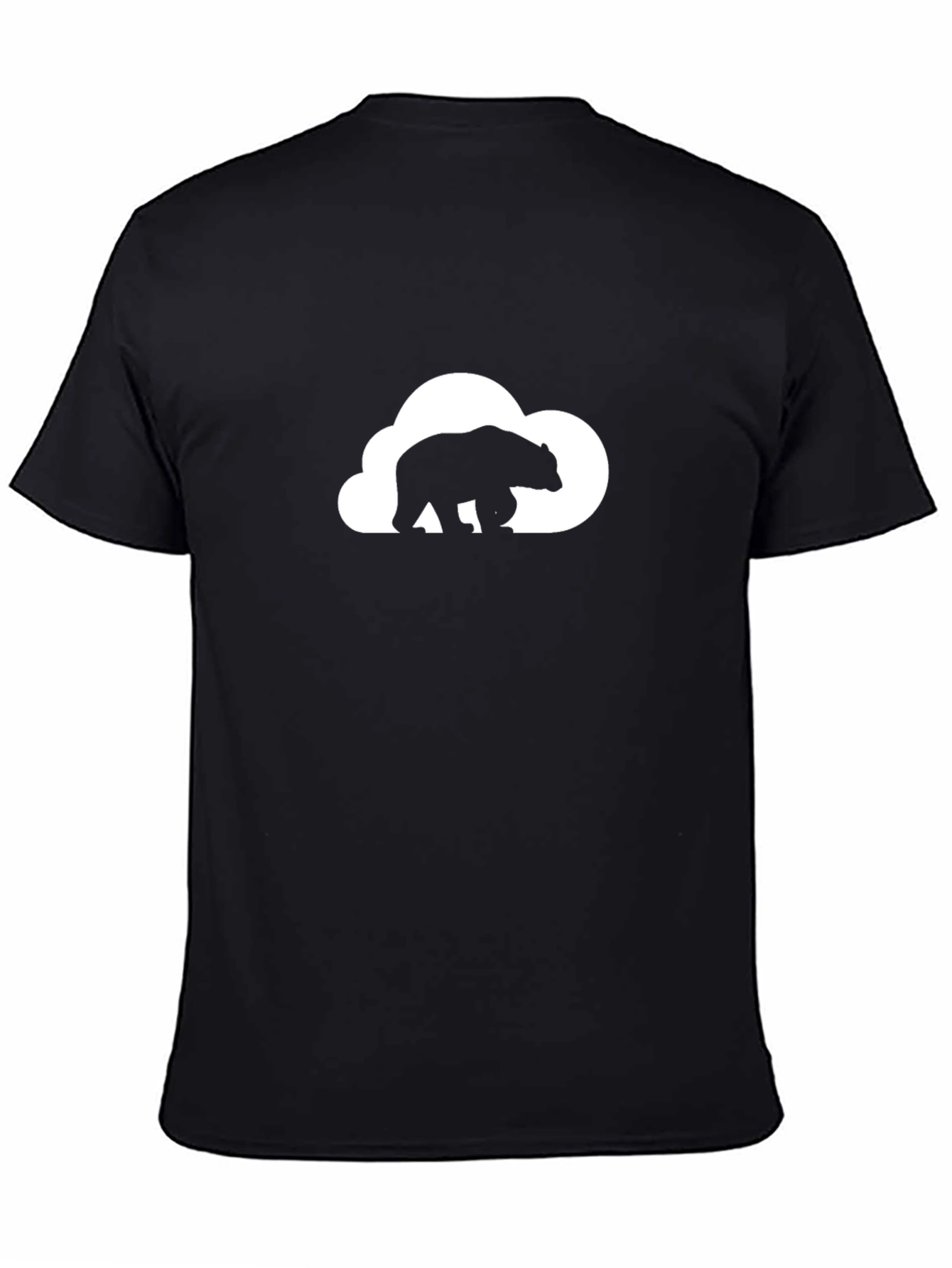 Bear Cloud T-Shirt - Black Graphic Tee
