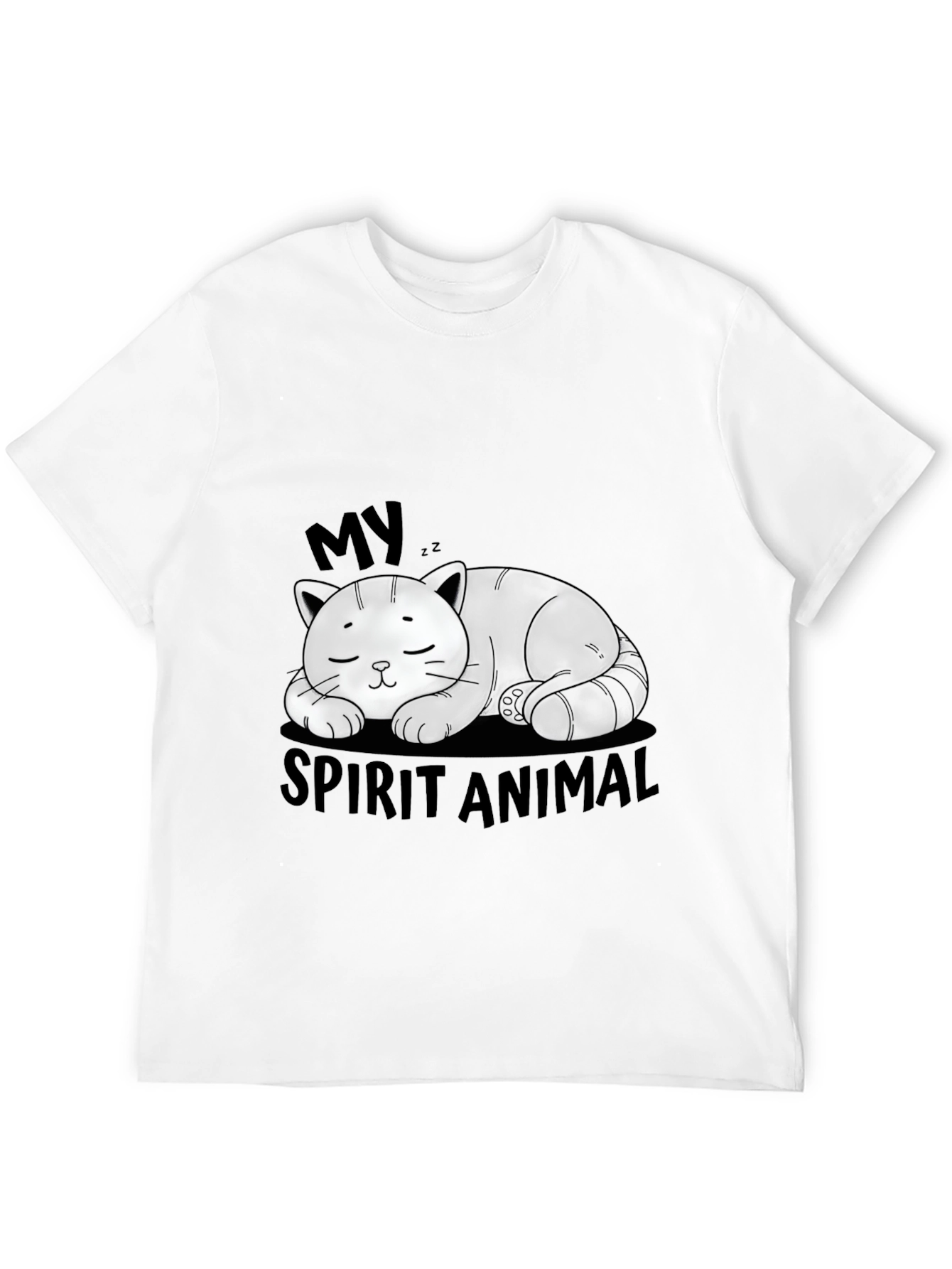 My Spirit Animal Sleeping Cat Graphic T-Shirt