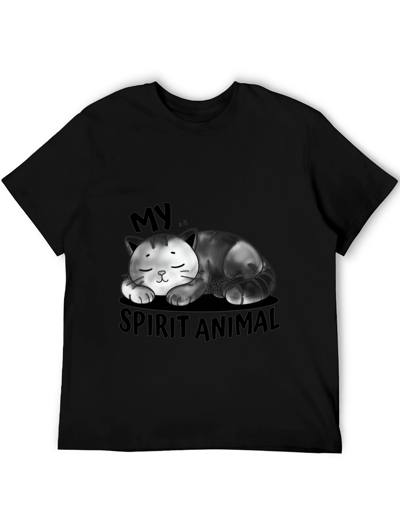 My Spirit Animal Sleeping Cat Graphic T-Shirt