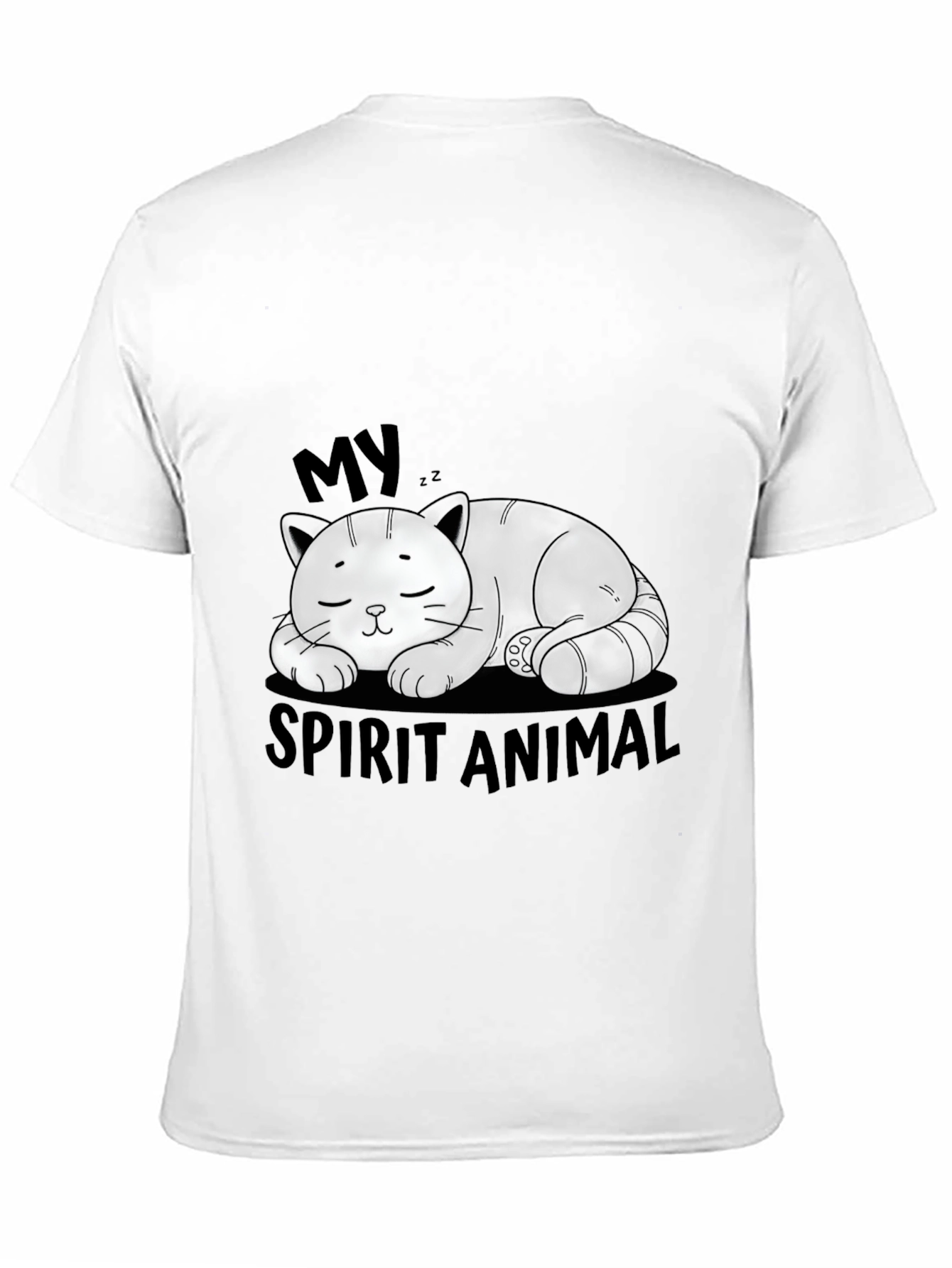 My Spirit Animal Sleeping Cat Graphic T-Shirt