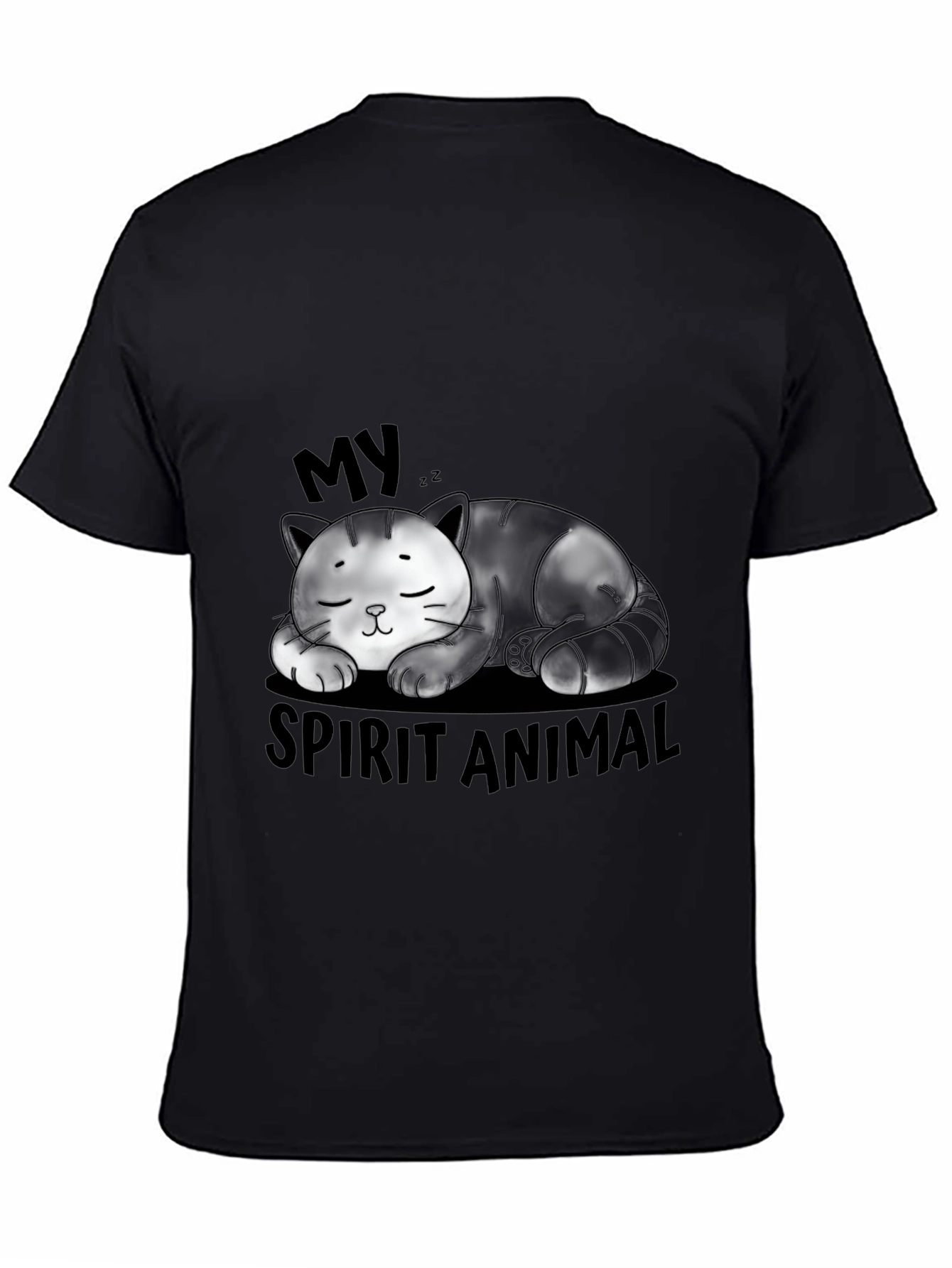 My Spirit Animal Sleeping Cat Graphic T-Shirt