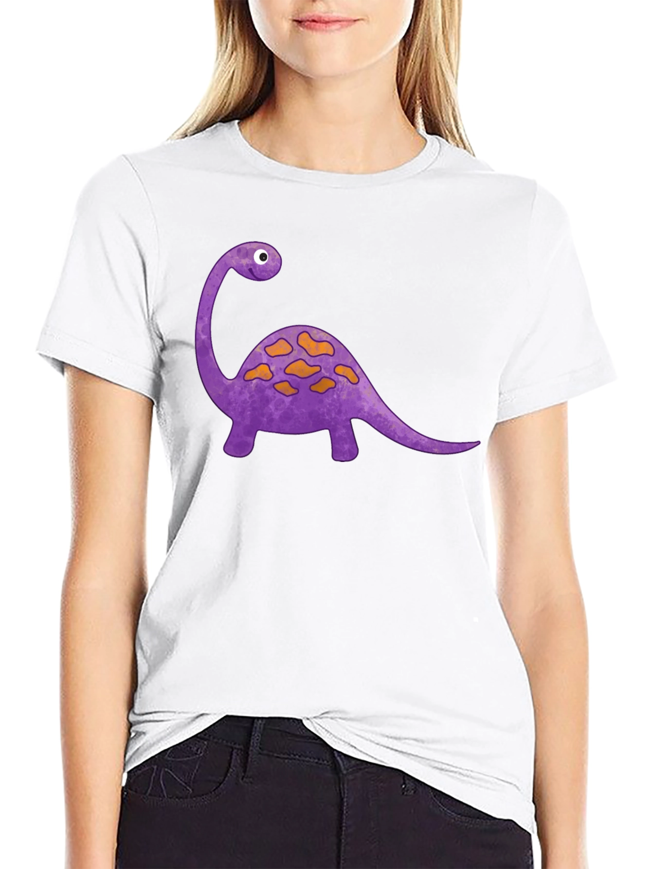Dino Graphic Tee - Black Short Sleeve Shirt