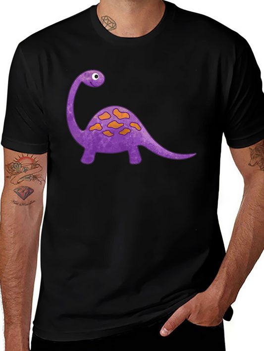 Dino Graphic Tee - Black Short Sleeve Shirt