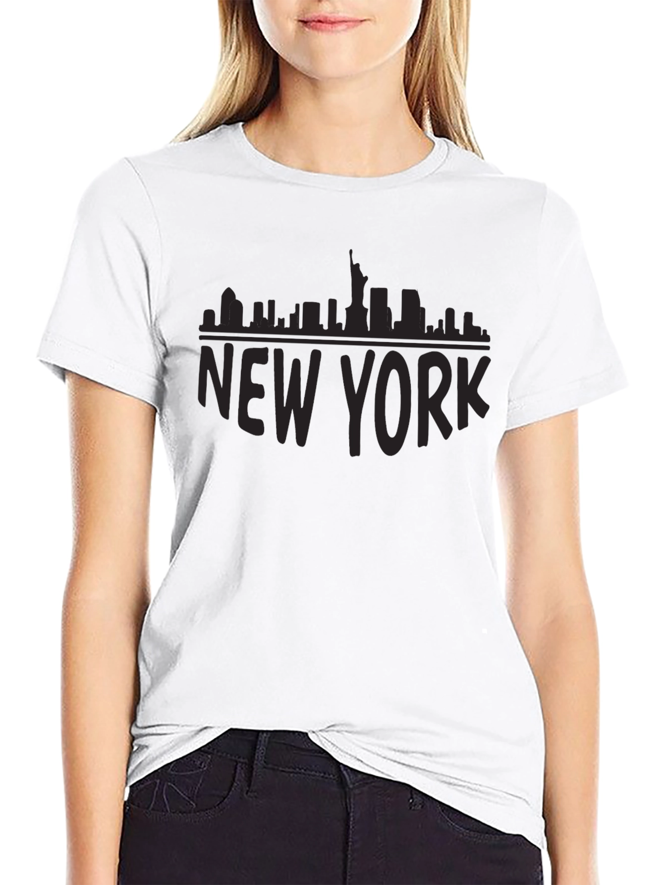 New York City Skyline Graphic T-Shirt