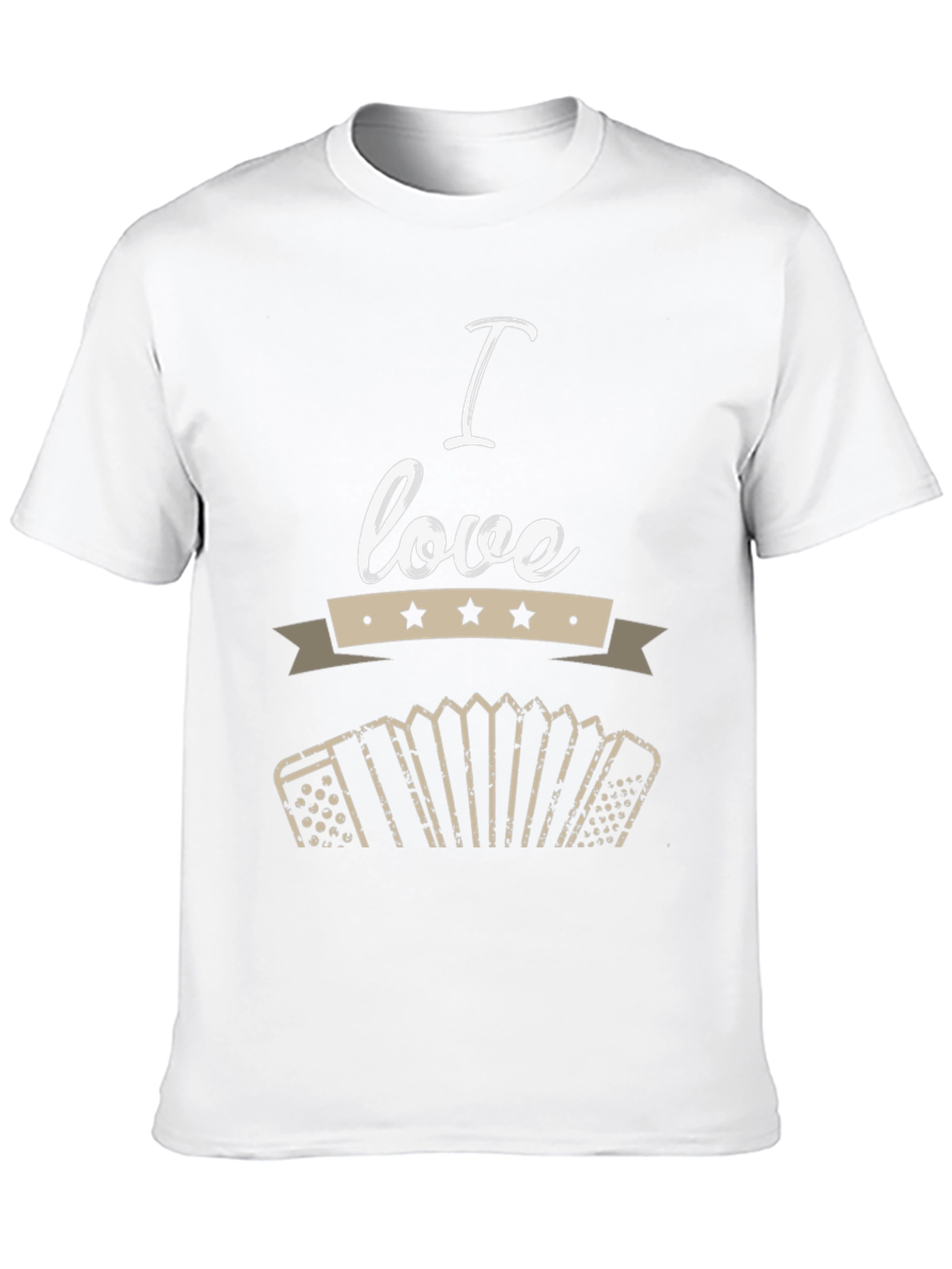I Love Accordions Graphic T-Shirt