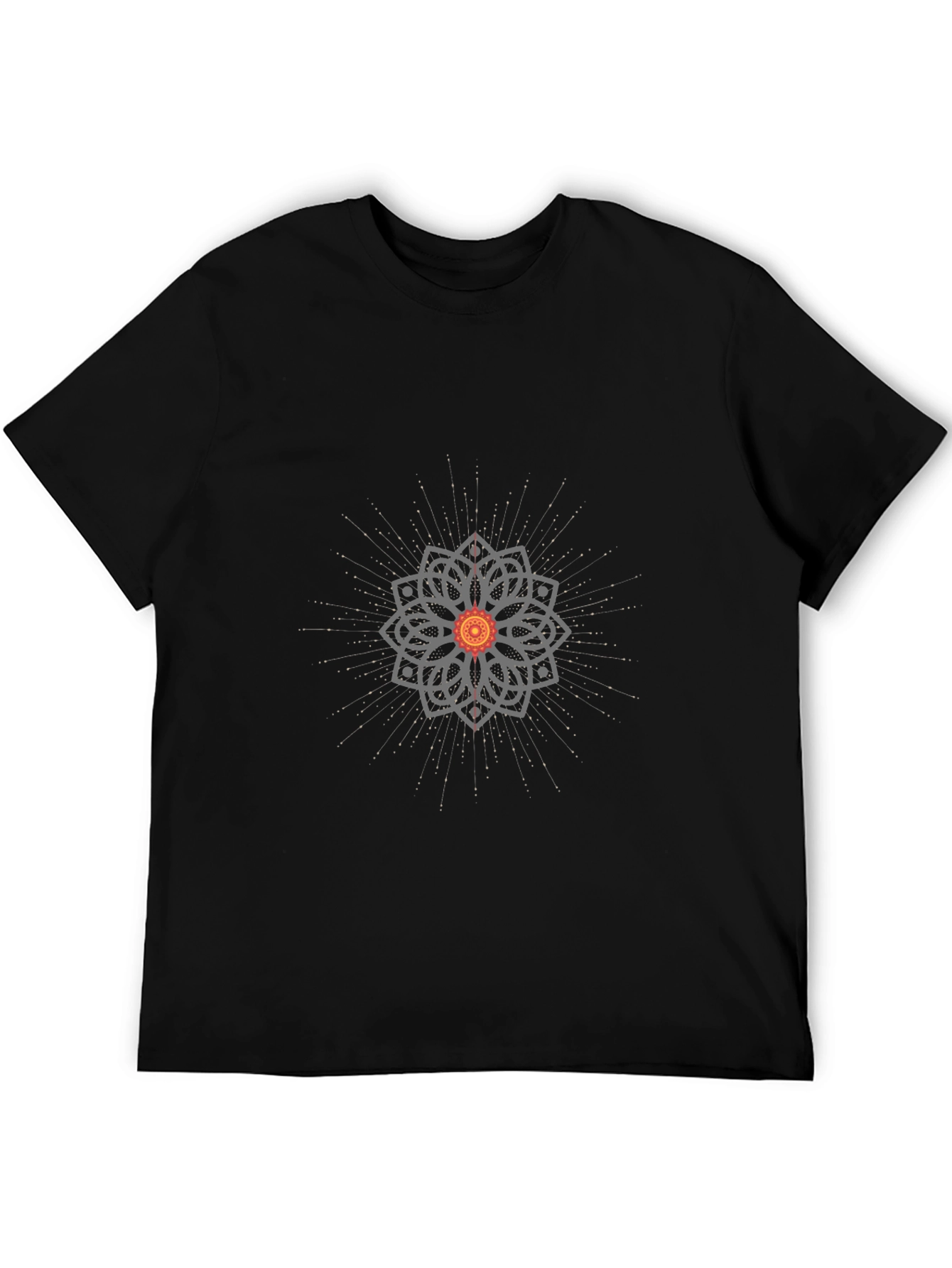 Black Mandala Graphic Tee