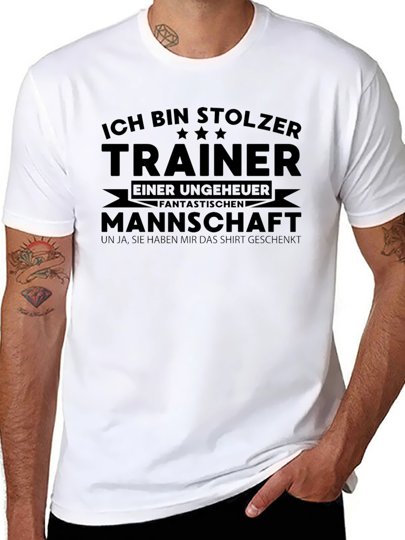 Proud Trainer T-Shirt - German Text Design