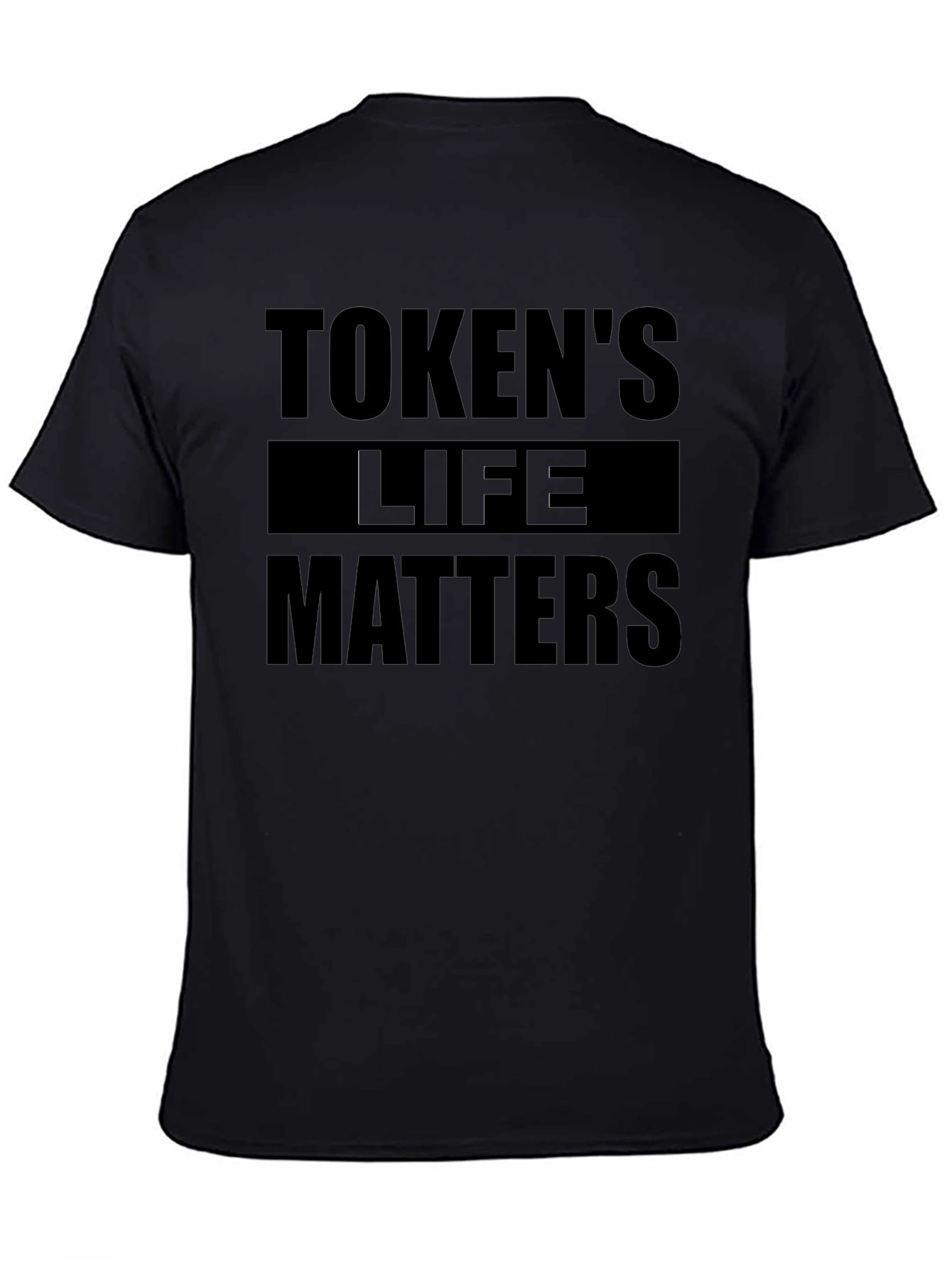 Tokens Life Matters Black Graphic Tee
