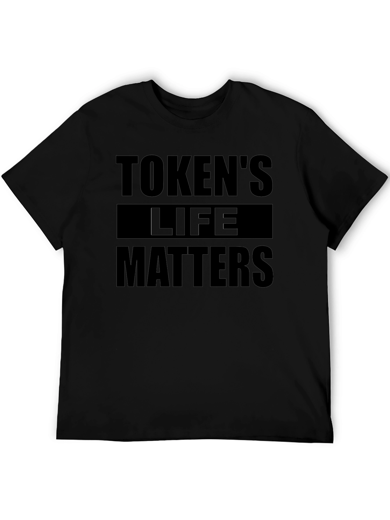 Tokens Life Matters Black Graphic Tee