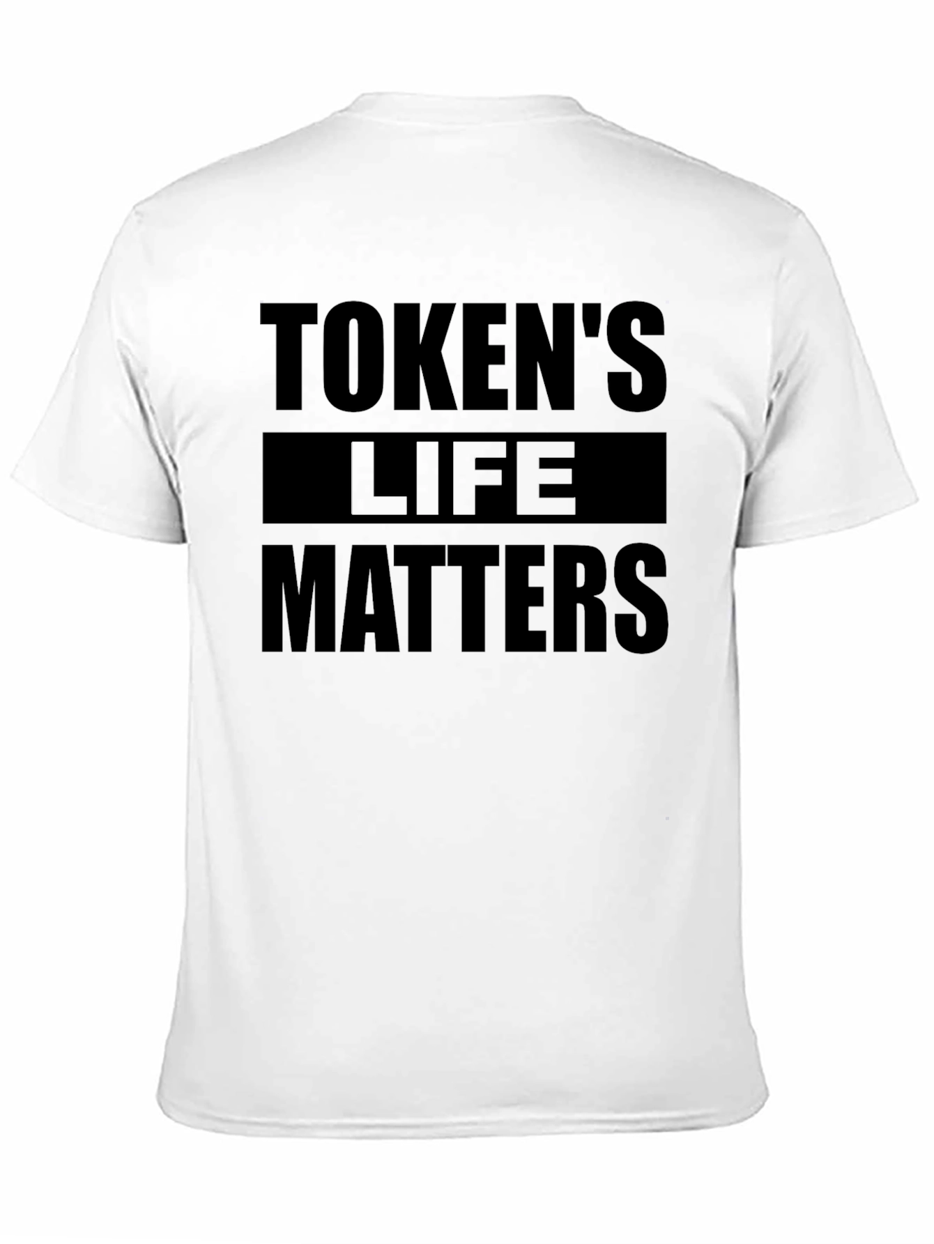 Tokens Life Matters Black Graphic Tee