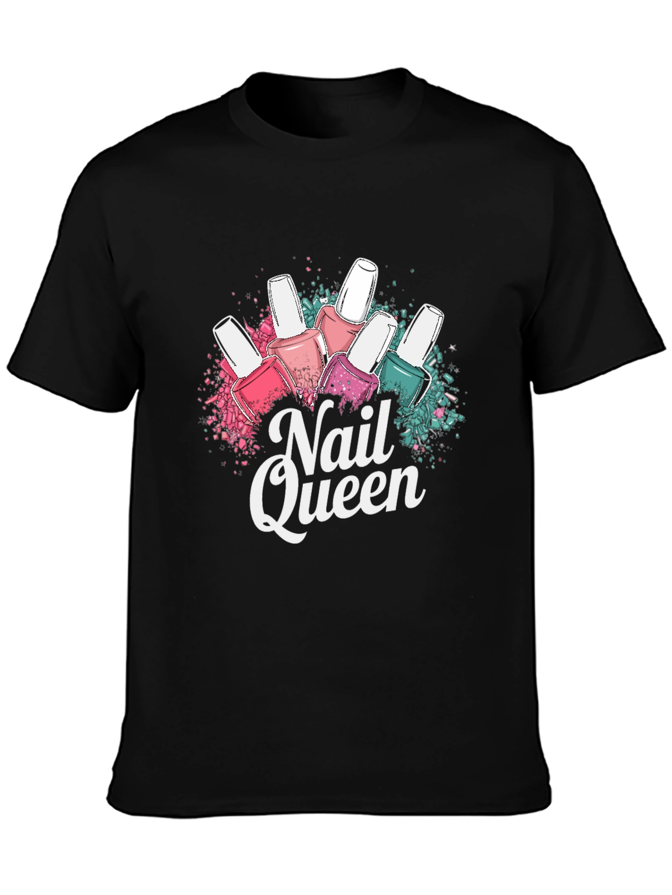 Nail Queen T-Shirt - Stylish Manicure Design