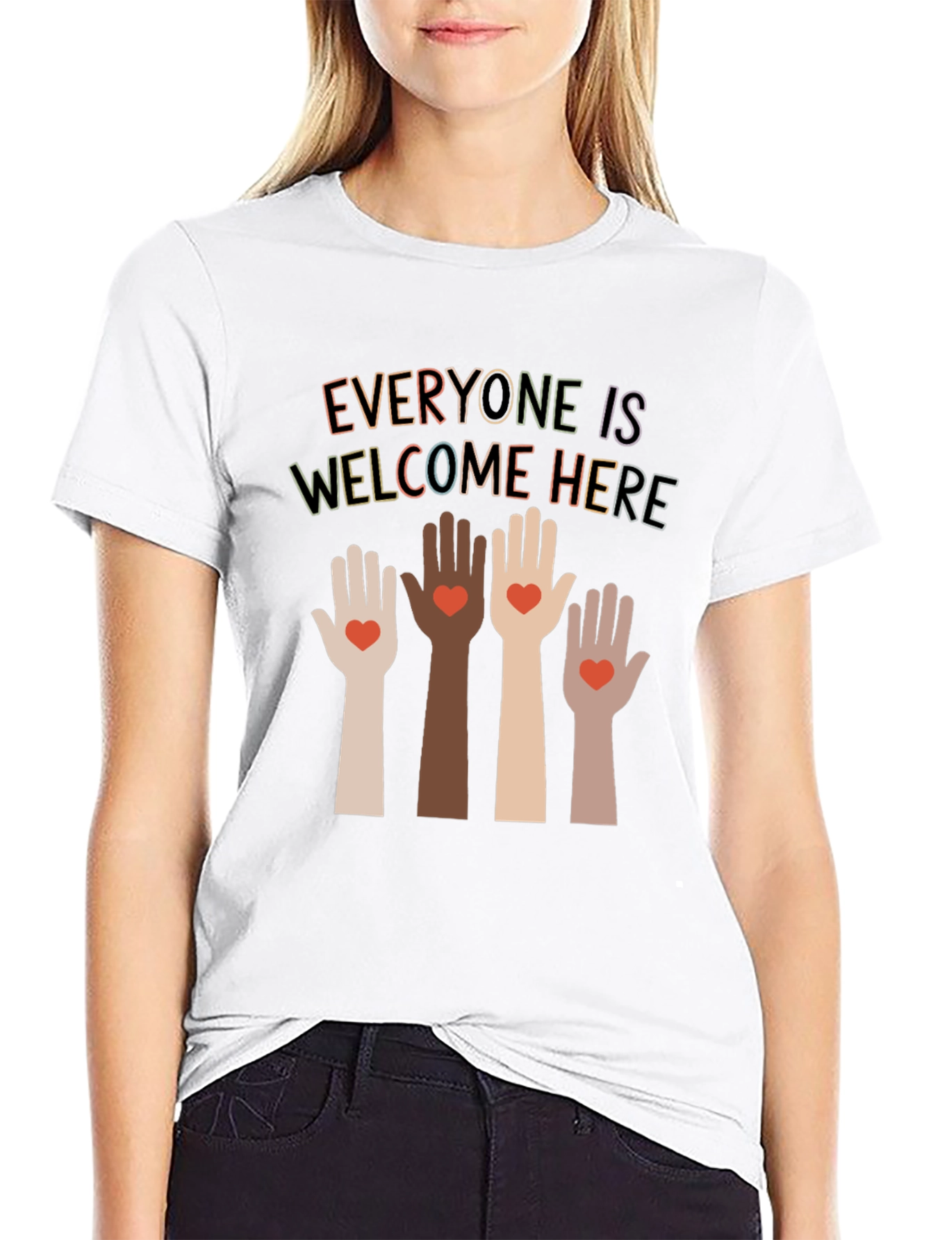 Everyone is Welcome Here T-Shirt