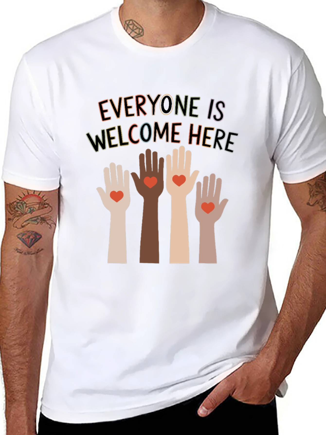 Everyone is Welcome Here T-Shirt