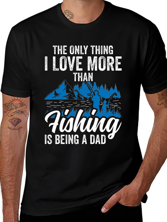 Fishing Dad Graphic Tee - Perfect Gift