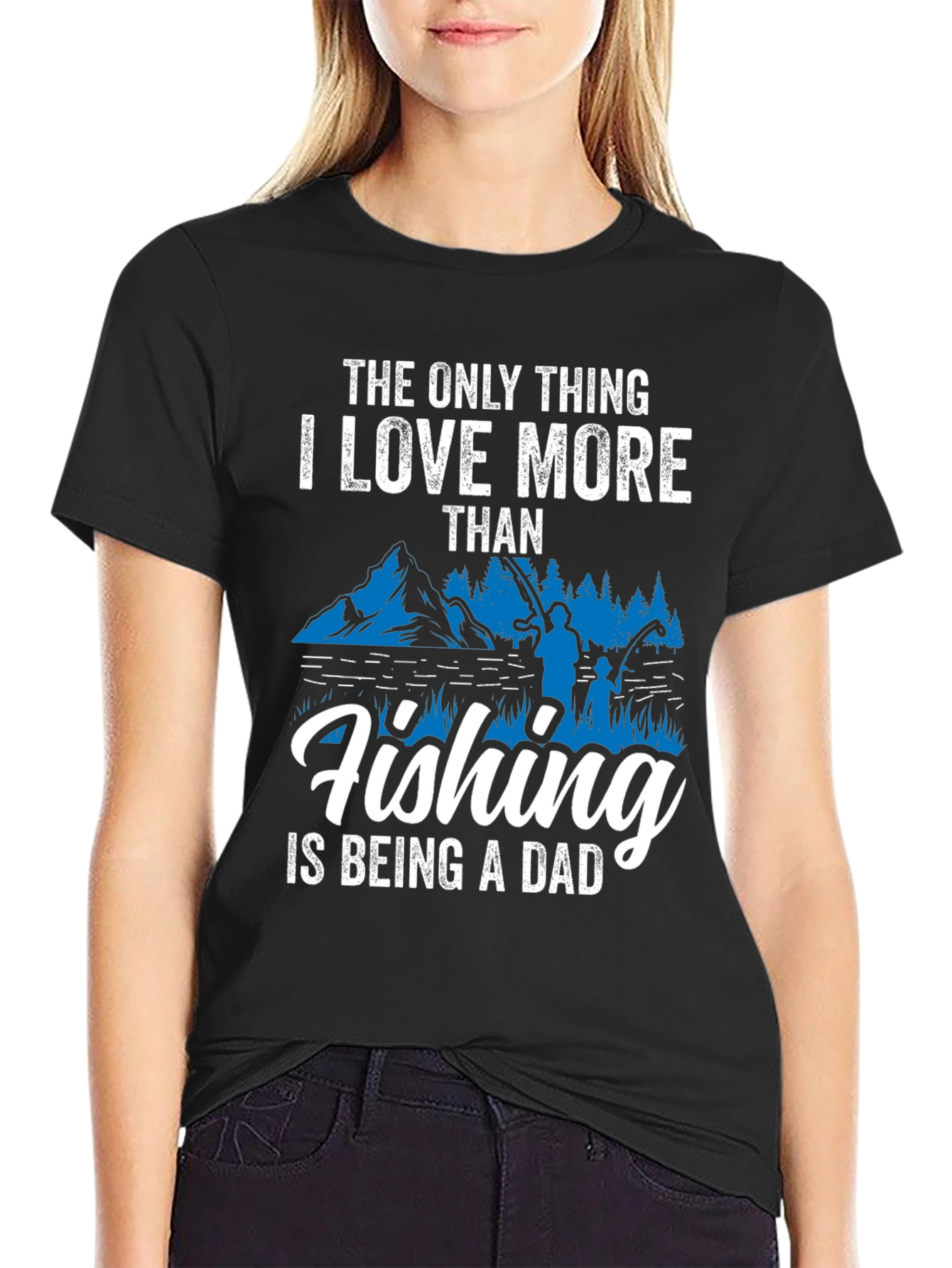 Fishing Dad Graphic Tee - Perfect Gift
