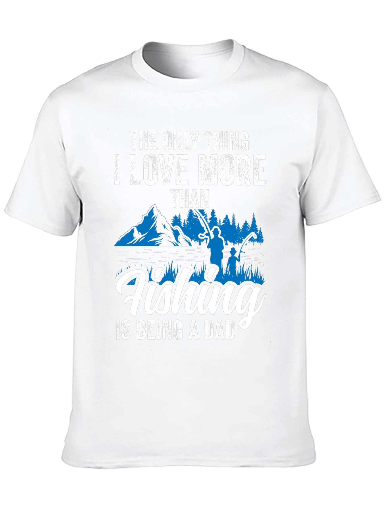 Fishing Dad Graphic Tee - Perfect Gift
