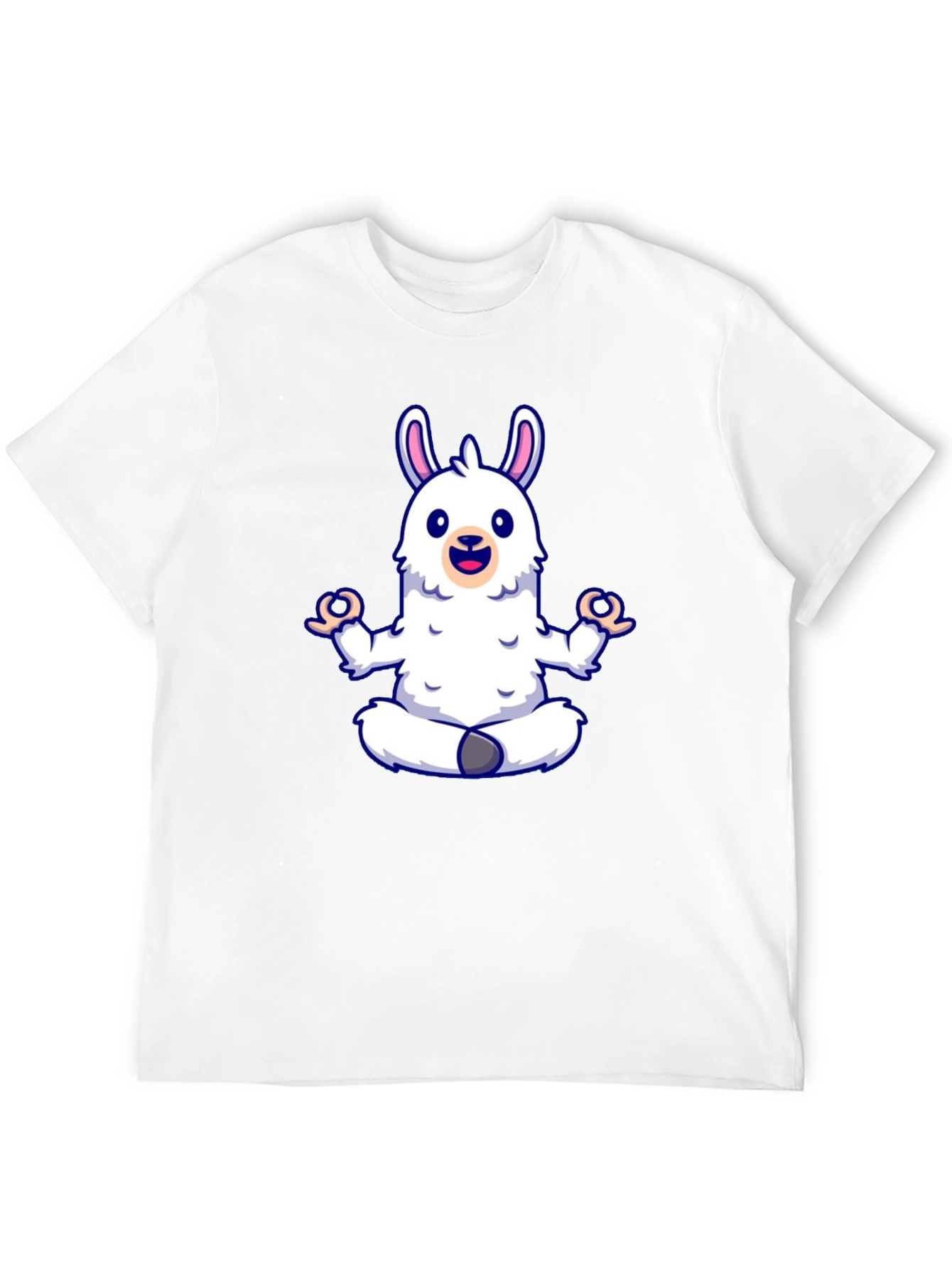 Llama Yoga Black T-Shirt