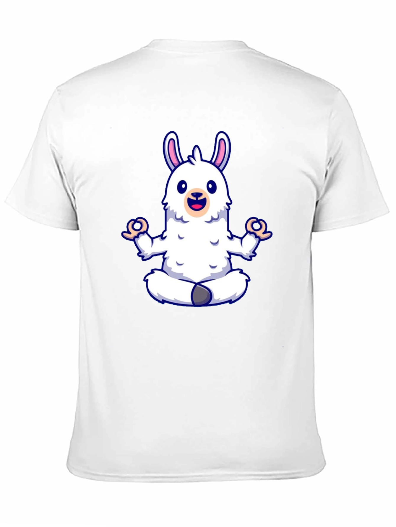 Llama Yoga Black T-Shirt