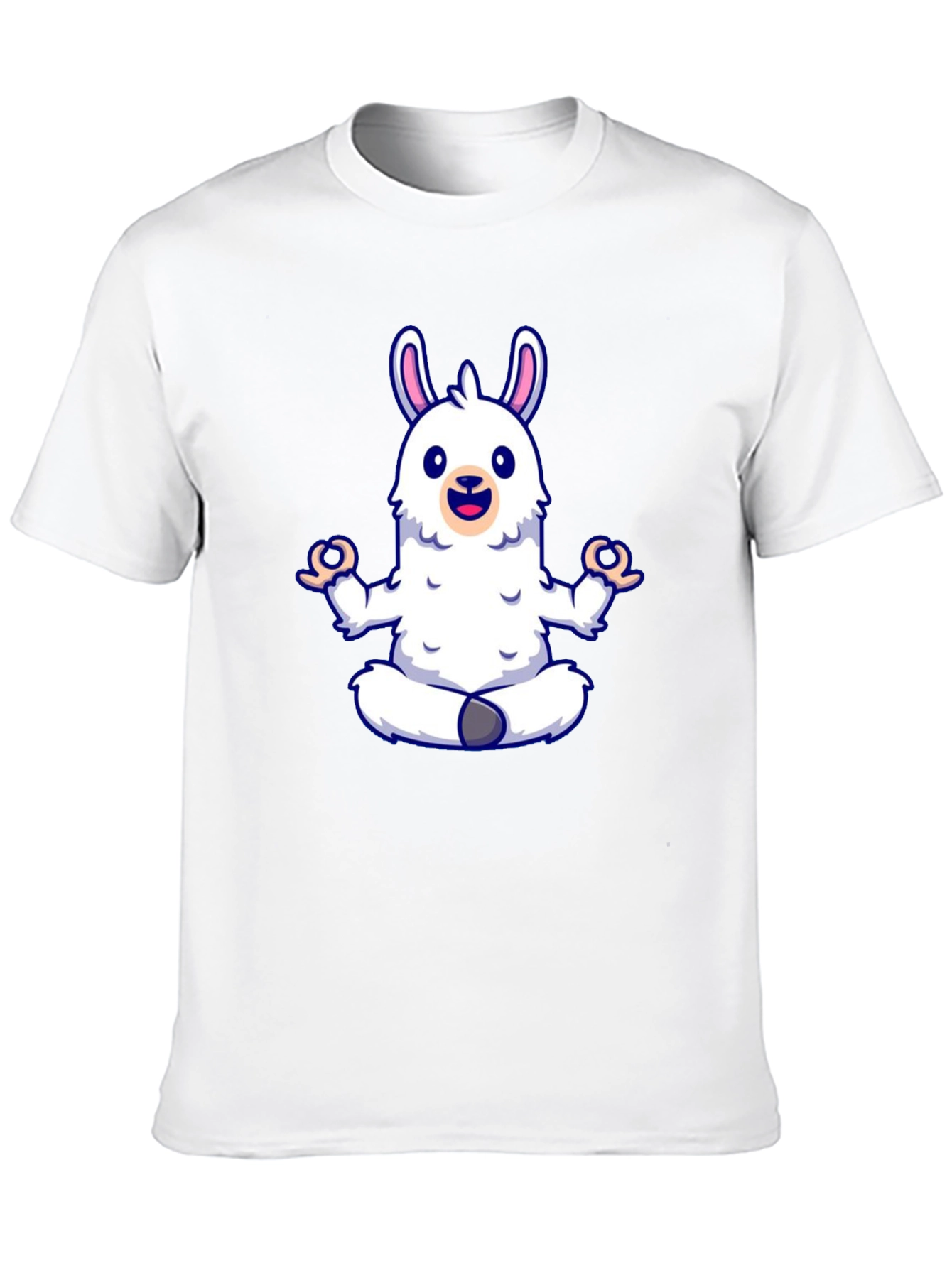 Llama Yoga Black T-Shirt