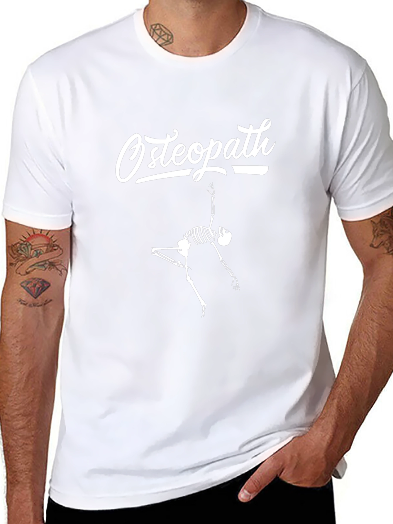 Osteopath Skeleton T-Shirt - Funny Medical Tee