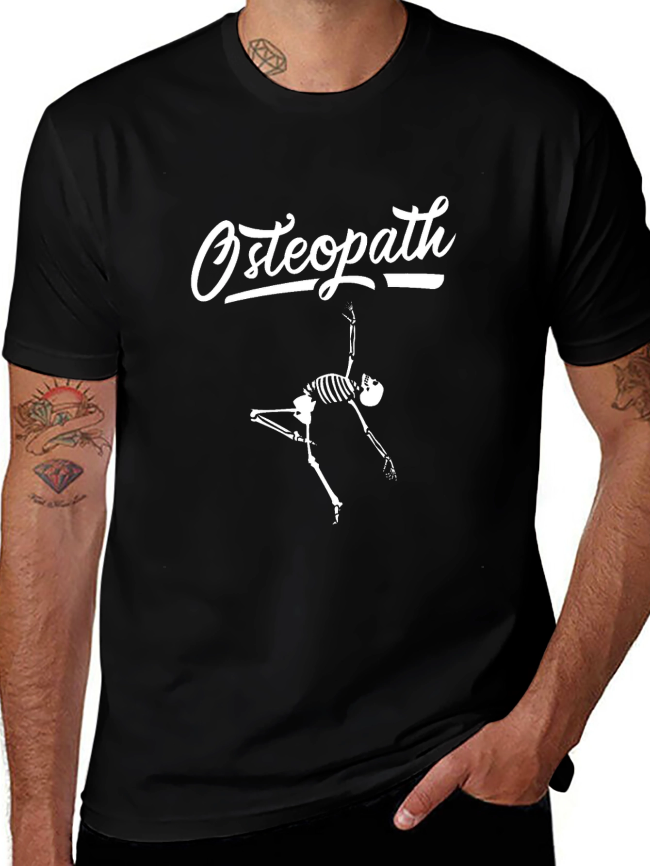 Osteopath Skeleton T-Shirt - Funny Medical Tee