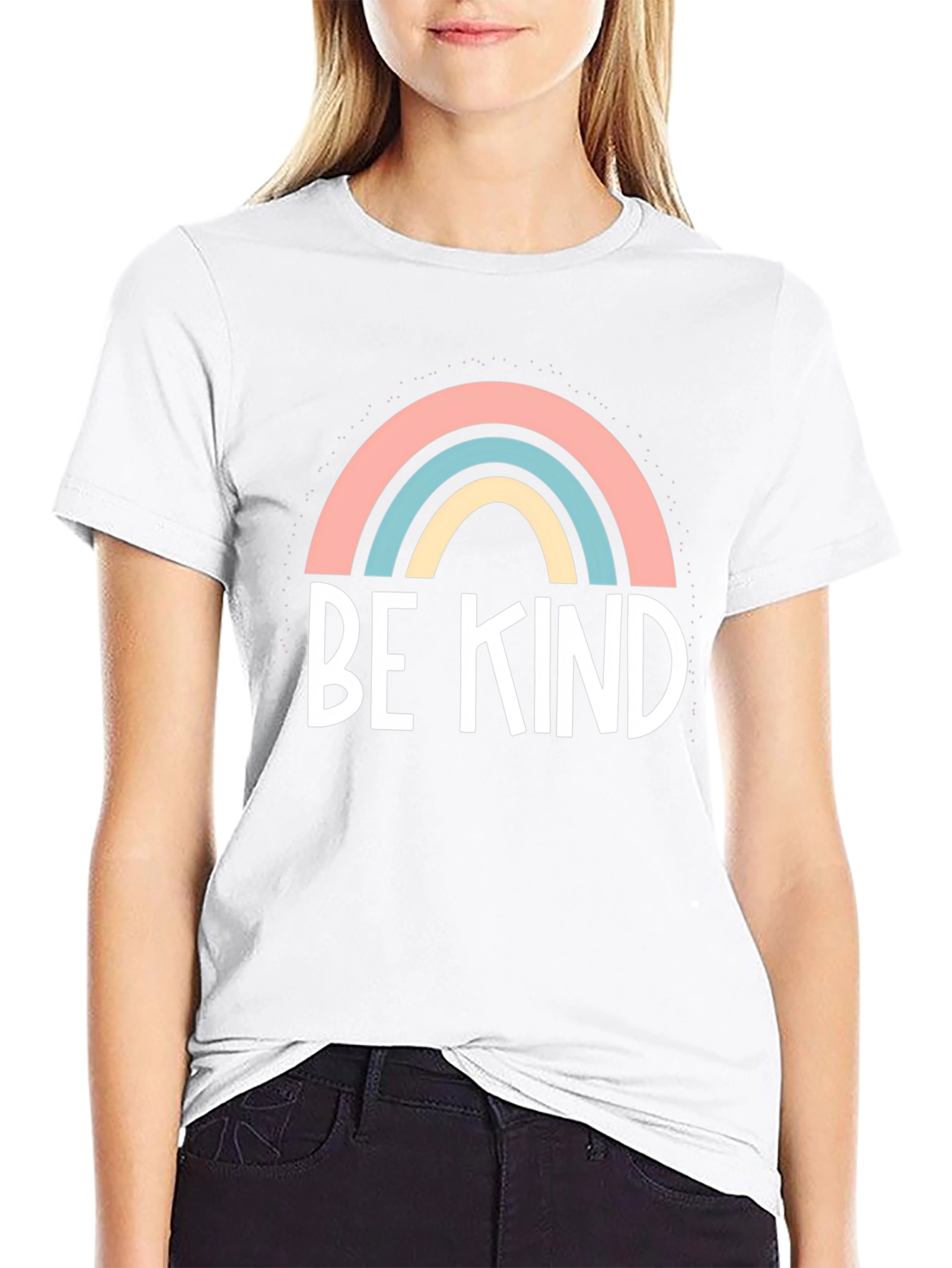 Be Kind Rainbow Graphic Tee