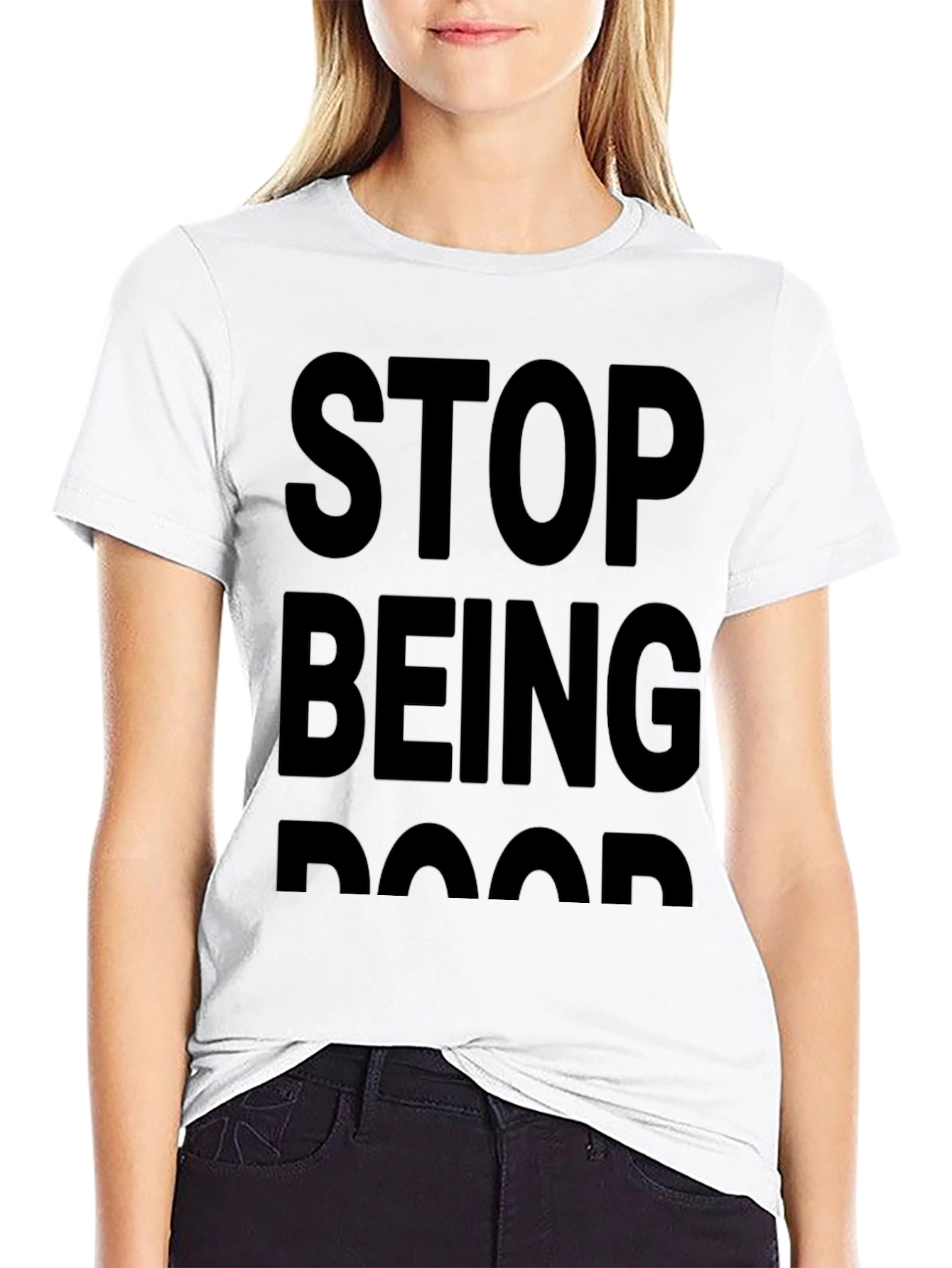 Mens Stop Being Poor Graphic Tee