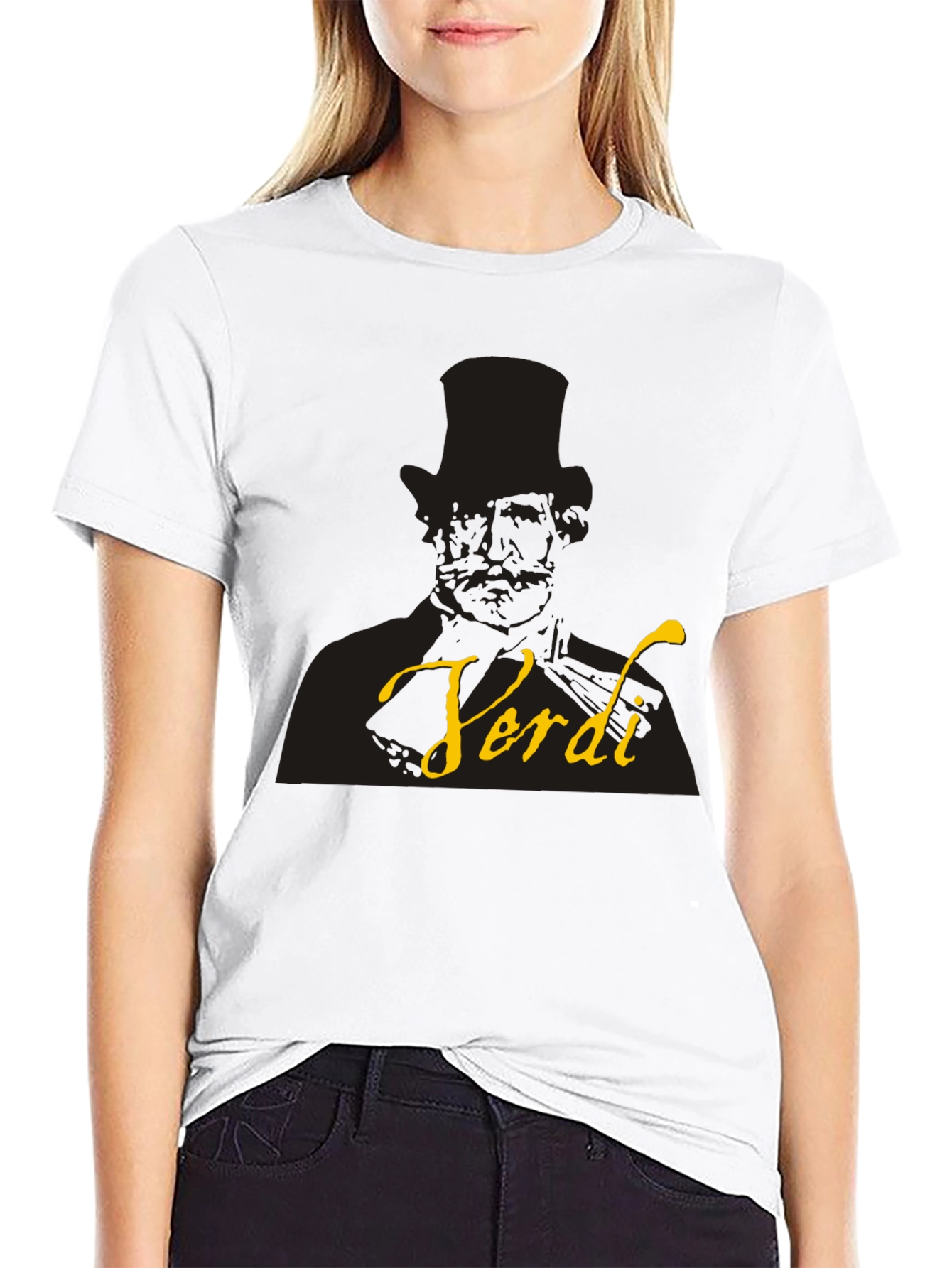 Verdi T-Shirt - Black Graphic Tee