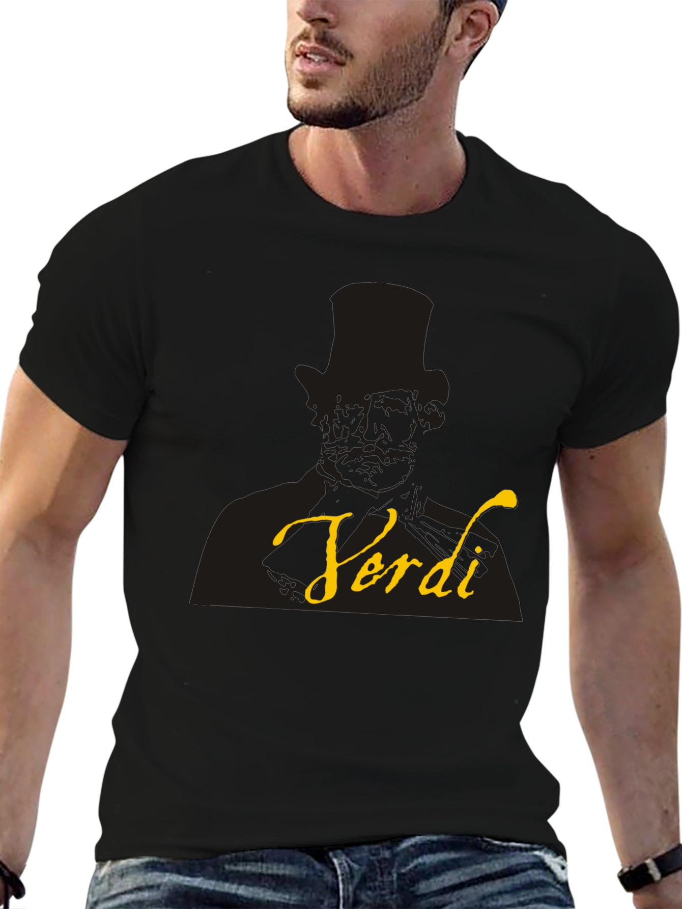 Verdi T-Shirt - Black Graphic Tee