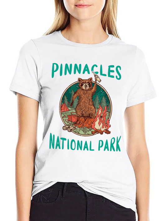 Pinnacles National Park Raccoon Graphic T-Shirt