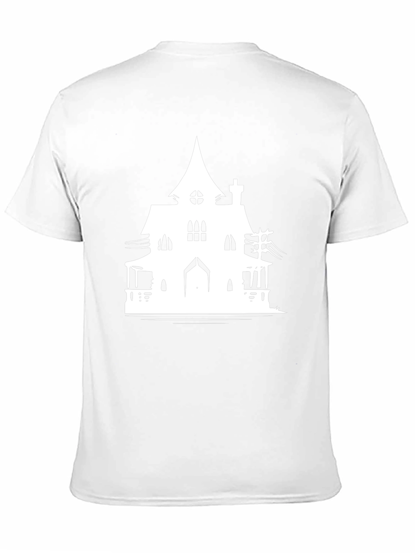 Haunted House Graphic T-Shirt