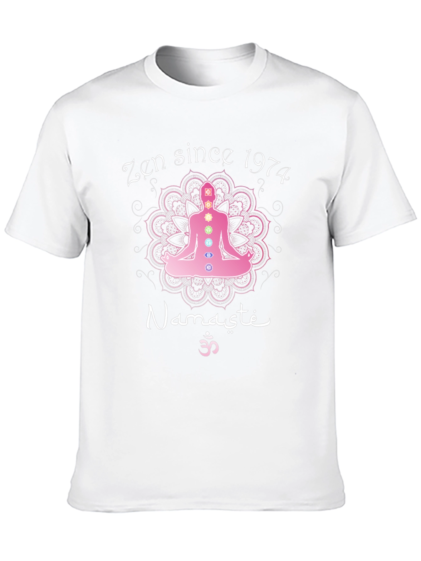Zen Since 1974 Namaste Chakra T-Shirt