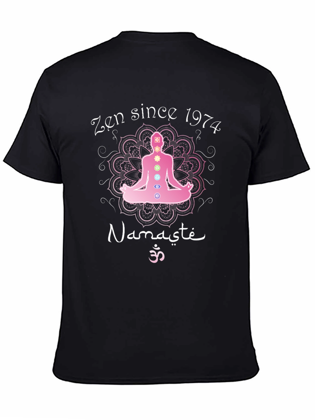 Zen Since 1974 Namaste Chakra T-Shirt
