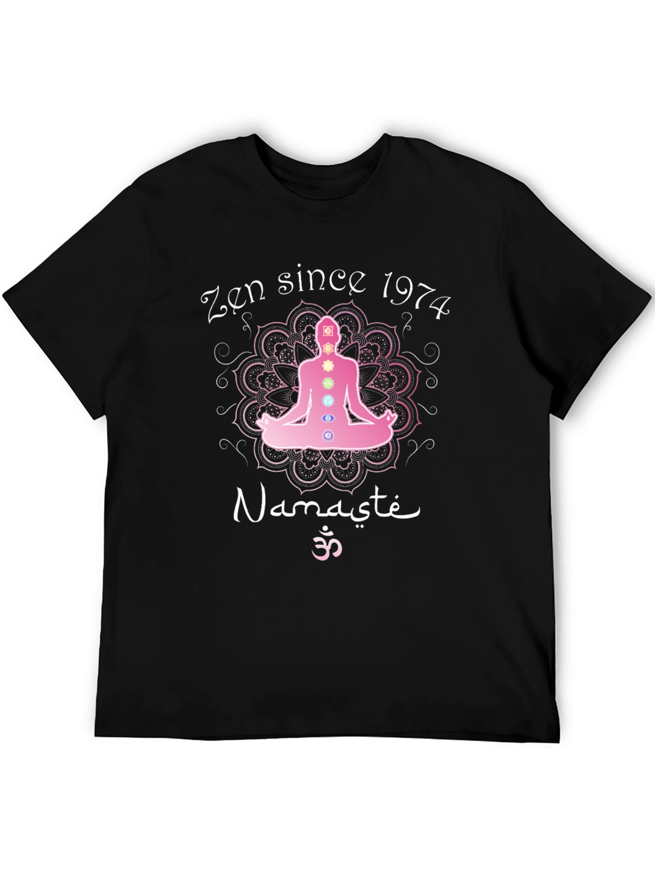 Zen Since 1974 Namaste Chakra T-Shirt