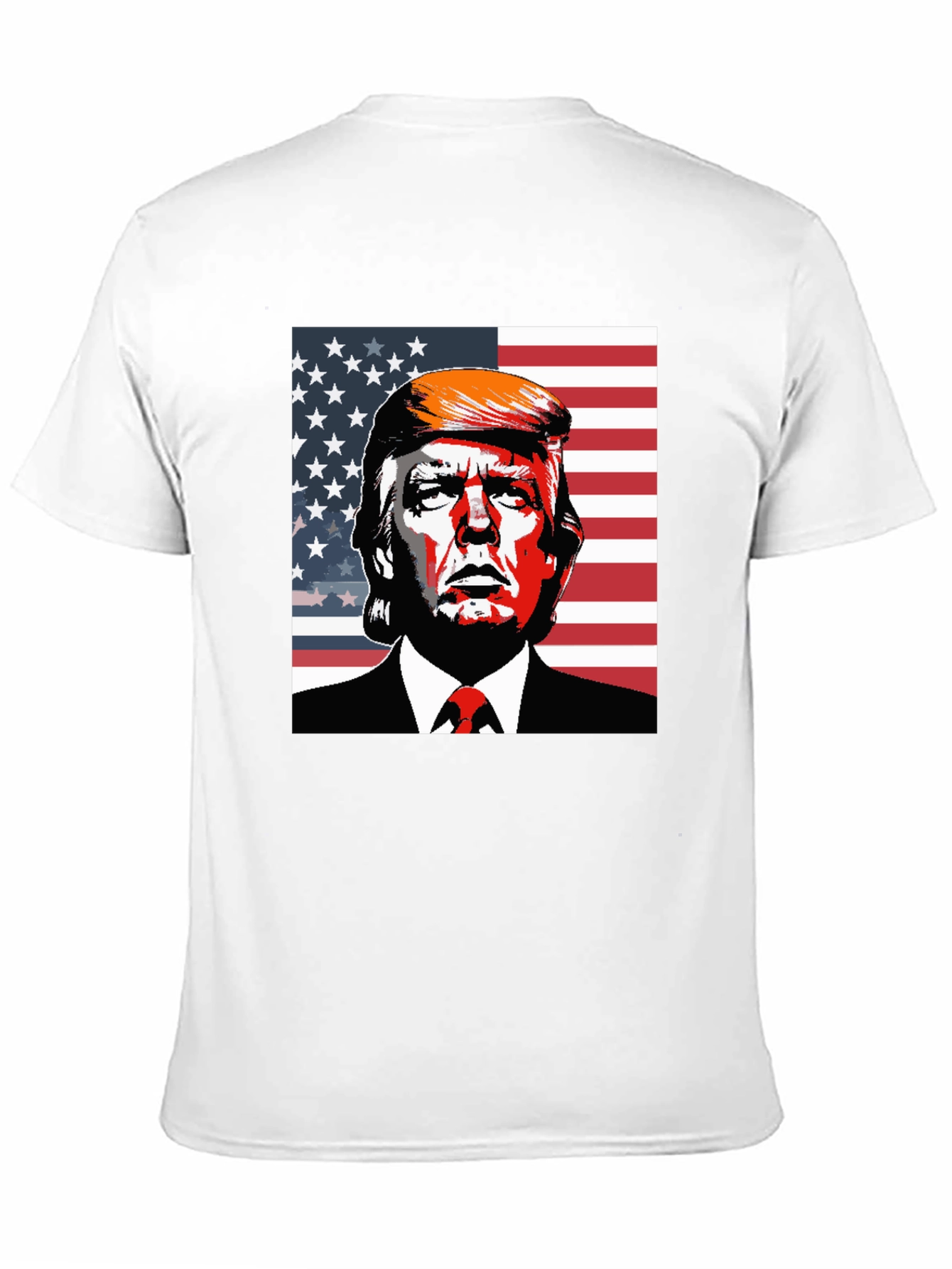 Trump USA Flag Graphic T-Shirt