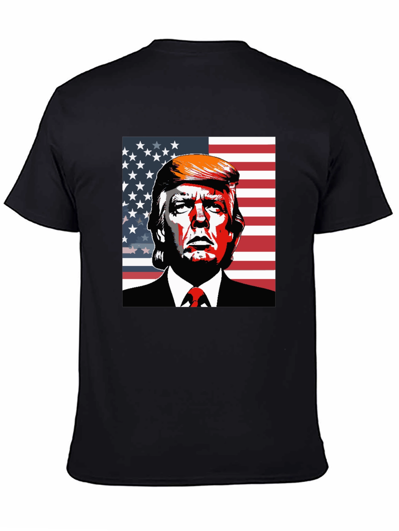 Trump USA Flag Graphic T-Shirt