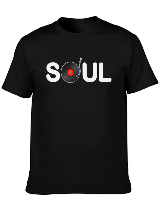 Soul Music T-Shirt - Vinyl Record Graphic Tee