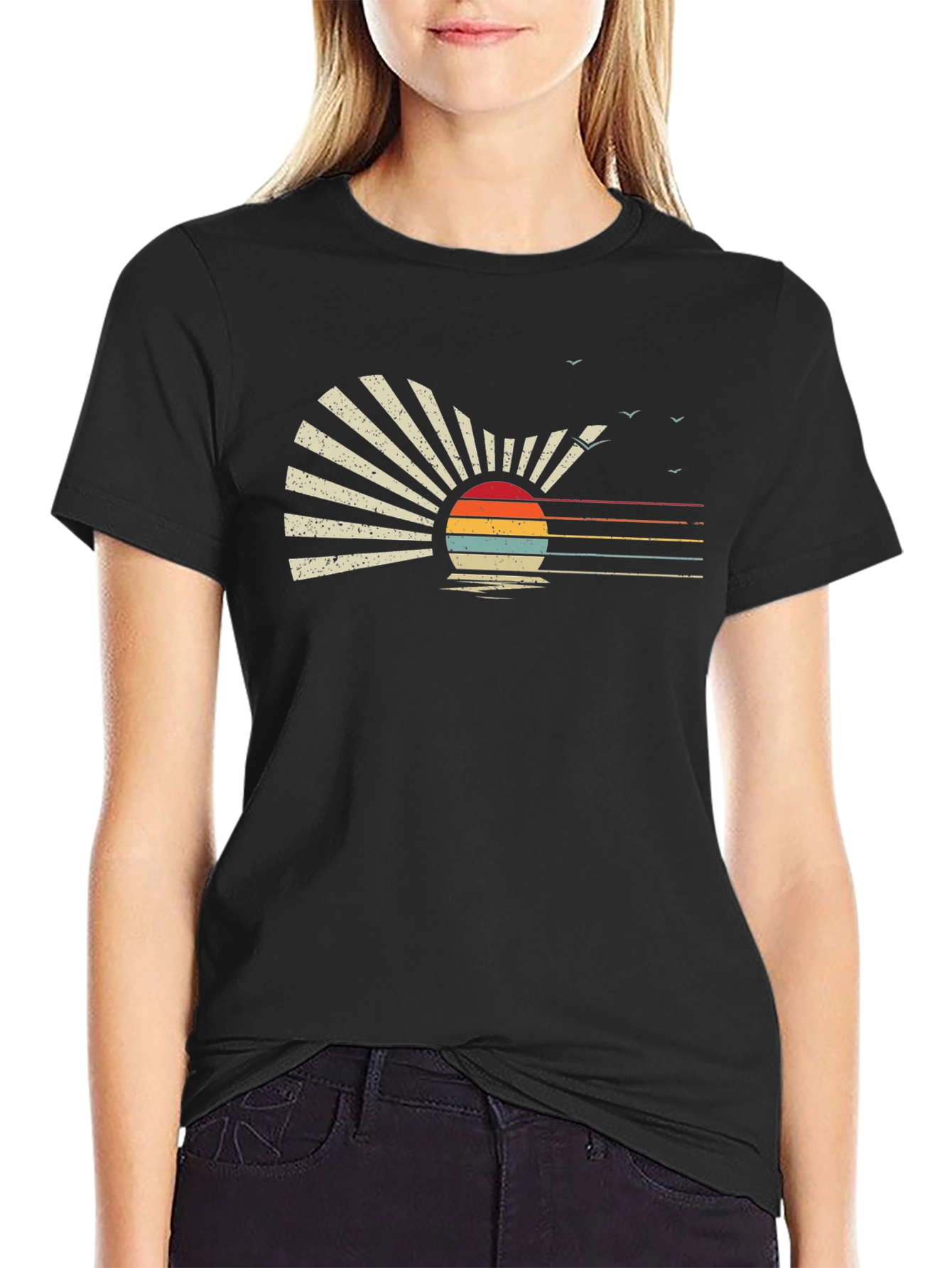 Retro Sunset T-Shirt - Graphic Tee