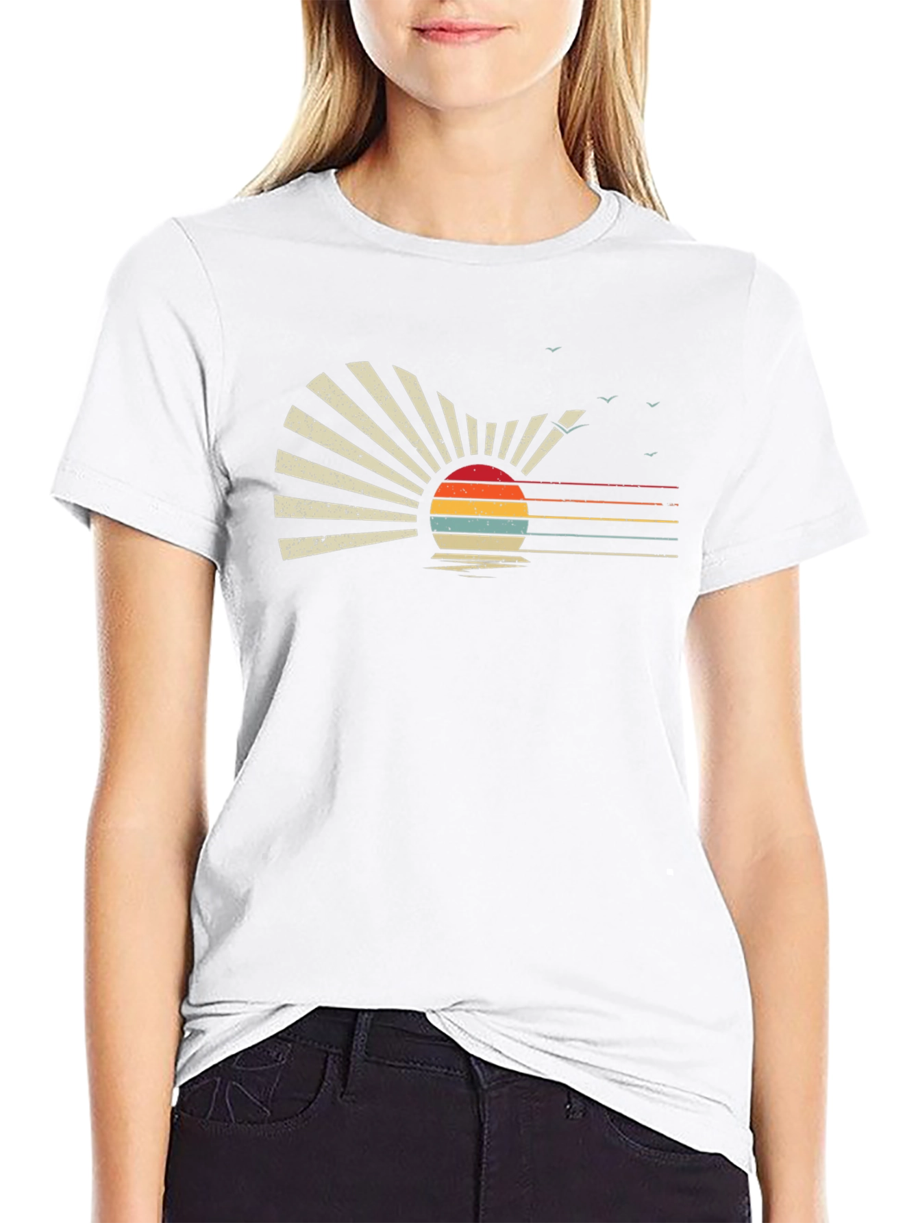 Retro Sunset T-Shirt - Graphic Tee