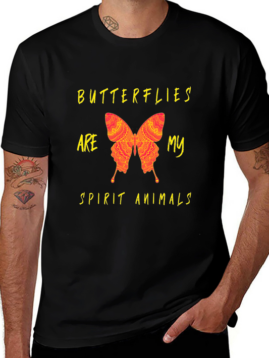 Butterfly Spirit Animal Graphic T-Shirt