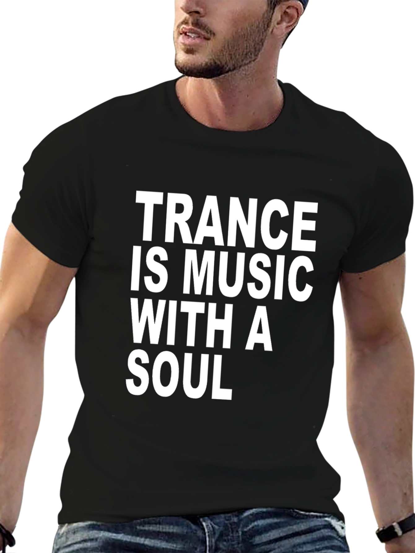 Trance Music T-Shirt - Soulful Black Tee
