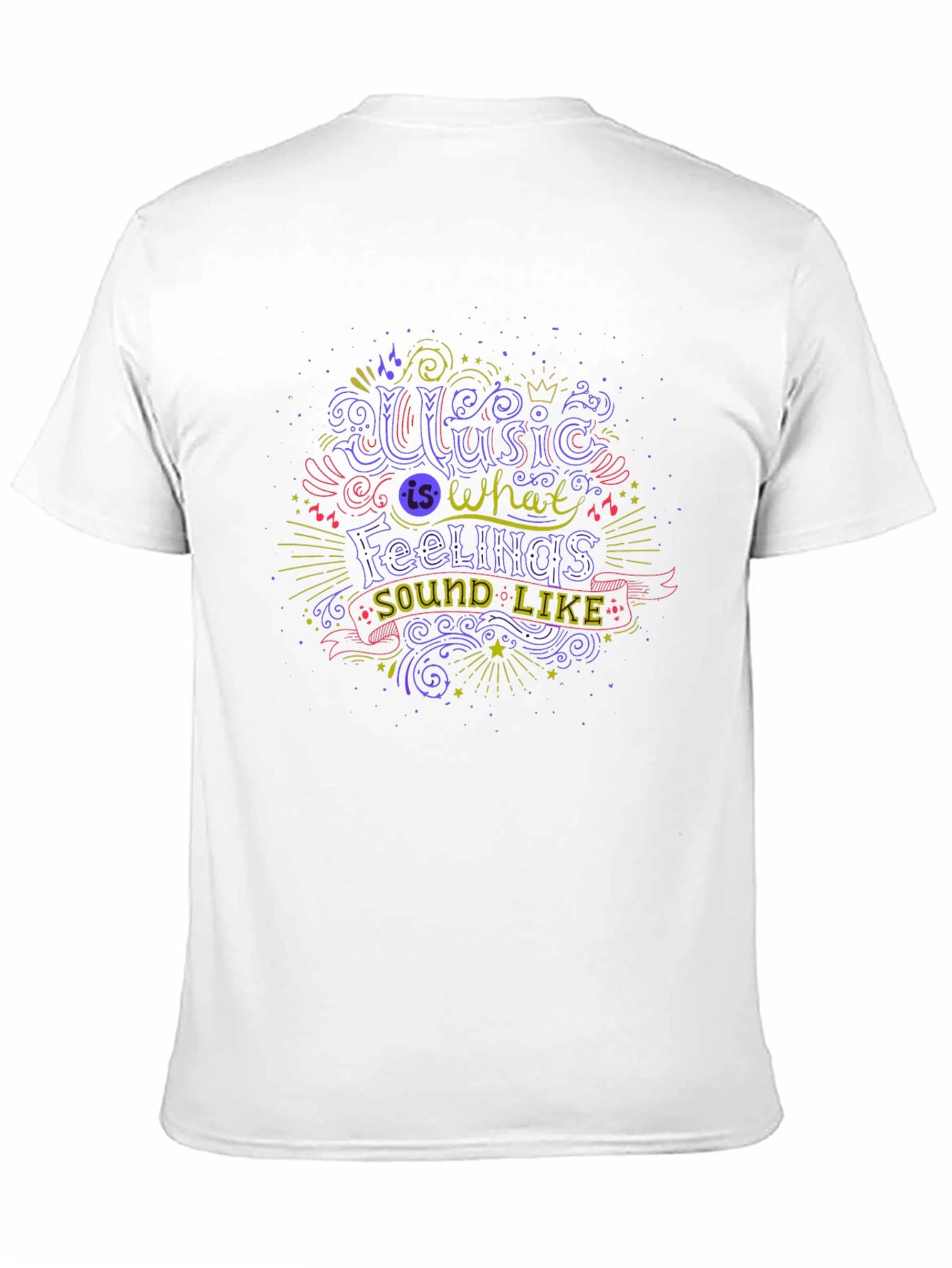 Music is What Feelings Sound Like Tee