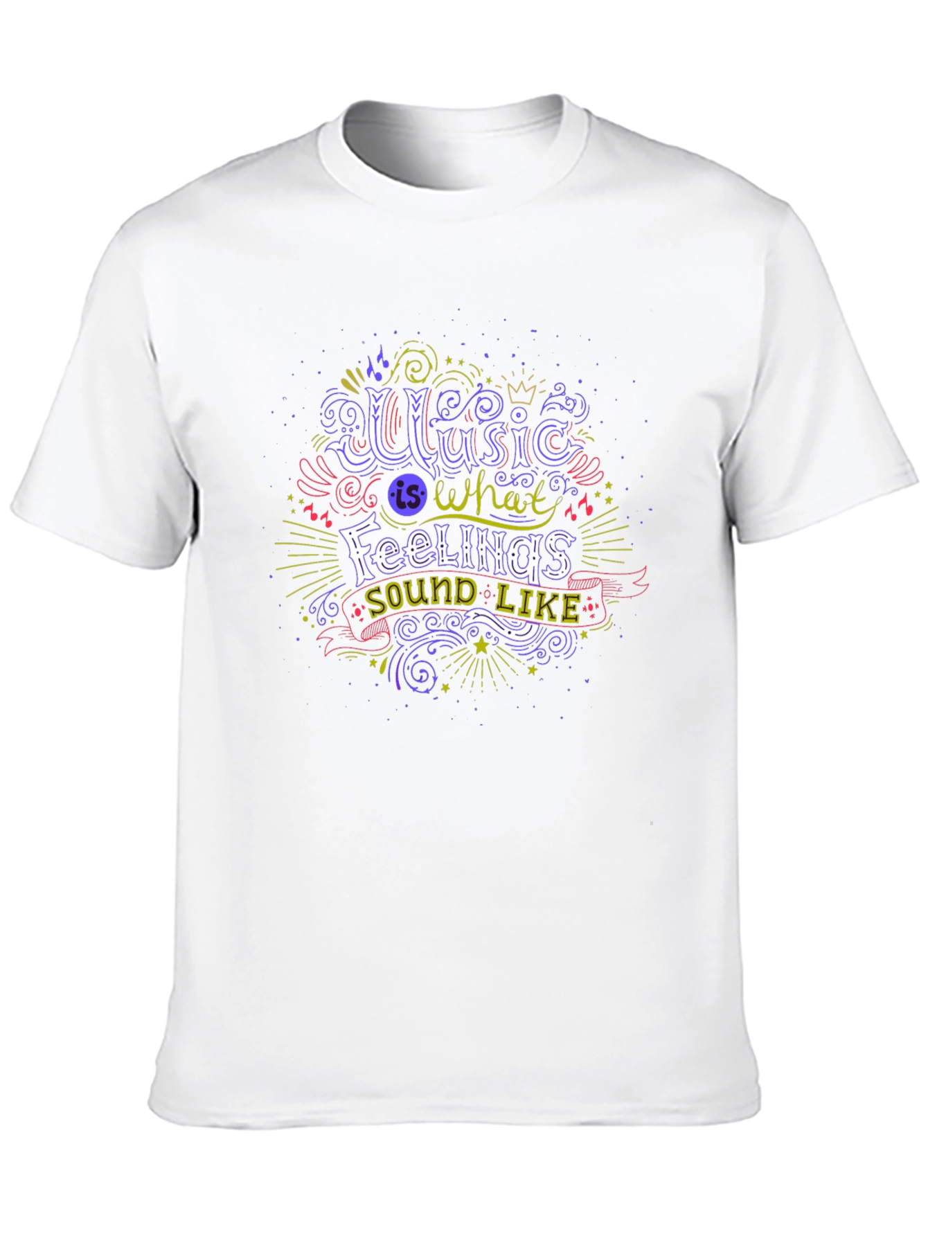Music is What Feelings Sound Like Tee