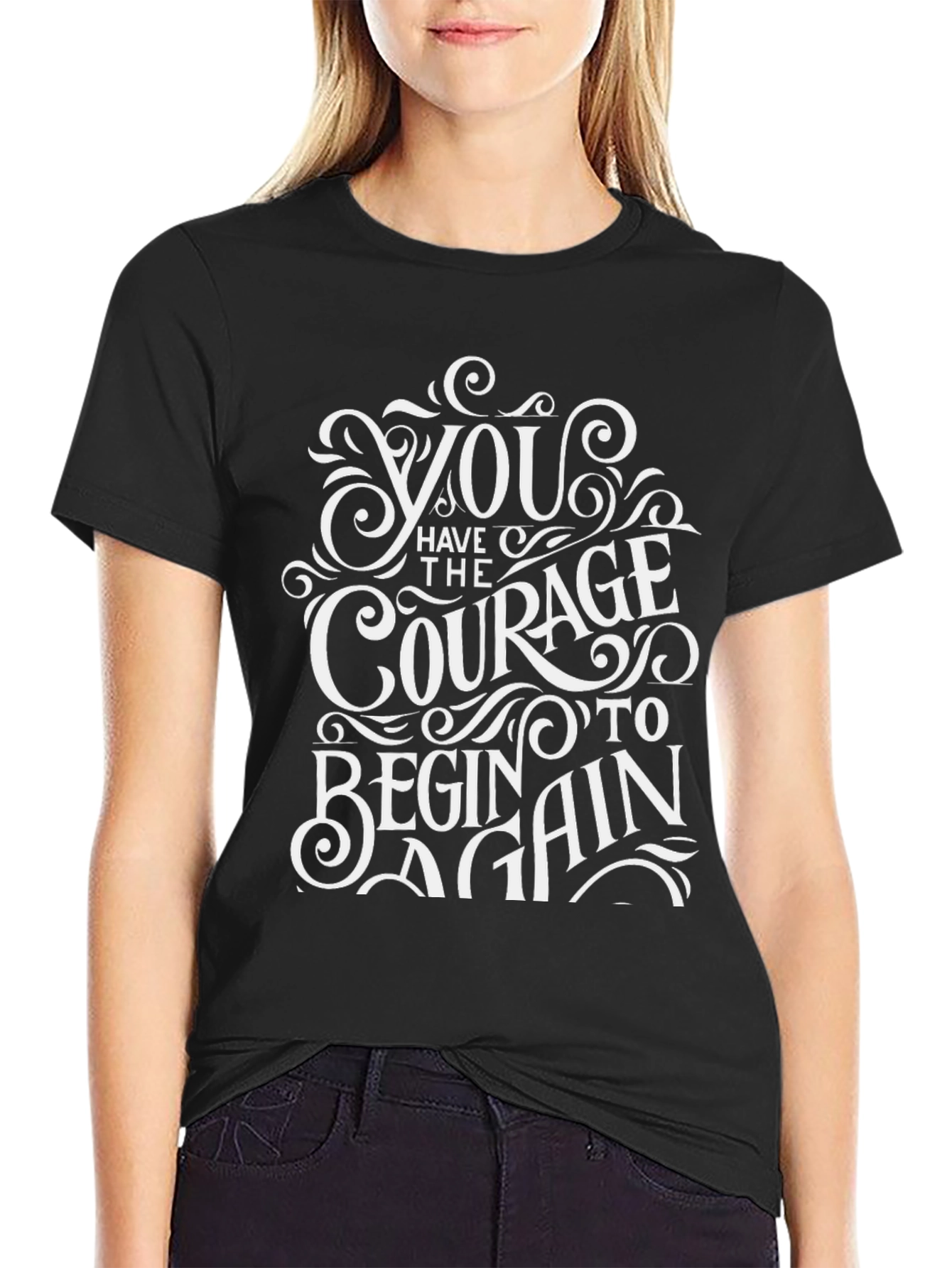 Courage to Begin Again Graphic Tee